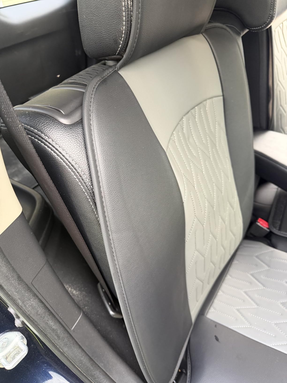 Seat Cover Fit for Chevrolet Tahoe 2011-2026 Front Seat Covers Black | Premium Car Seat Protector Custom Fit Vehicle Seat Cushion Cover Leather Car Cushions Cover Waterproof customer photo 1