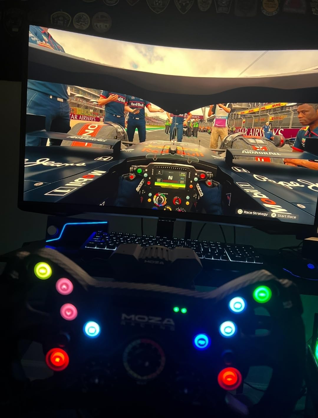 MOZA KS Steering Wheel 300mm Butterfly Style GT Sim Racing Wheel customer photo 2