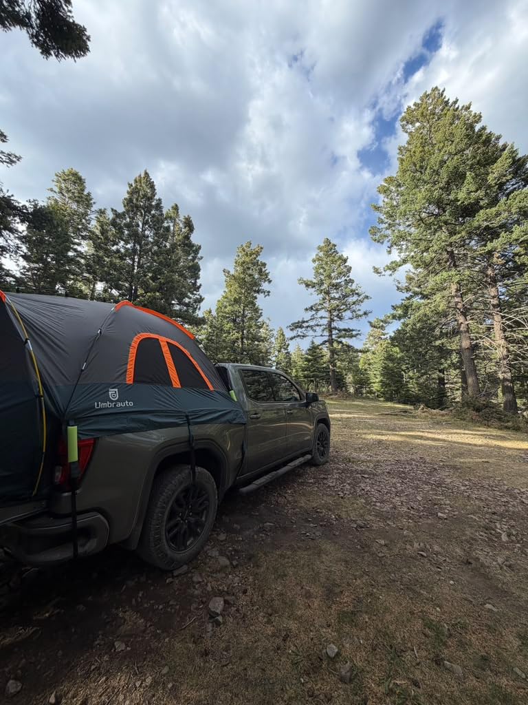 Truck Bed Tent 5.5' ~ 5.8', Upgrade Quick Setup Truck Tent for Camping, 3000mm Waterproof Pickup Truck Tent for 2 Person, Ford, GMC, Toyota, Chevy, Dodge, Nissan customer photo 2
