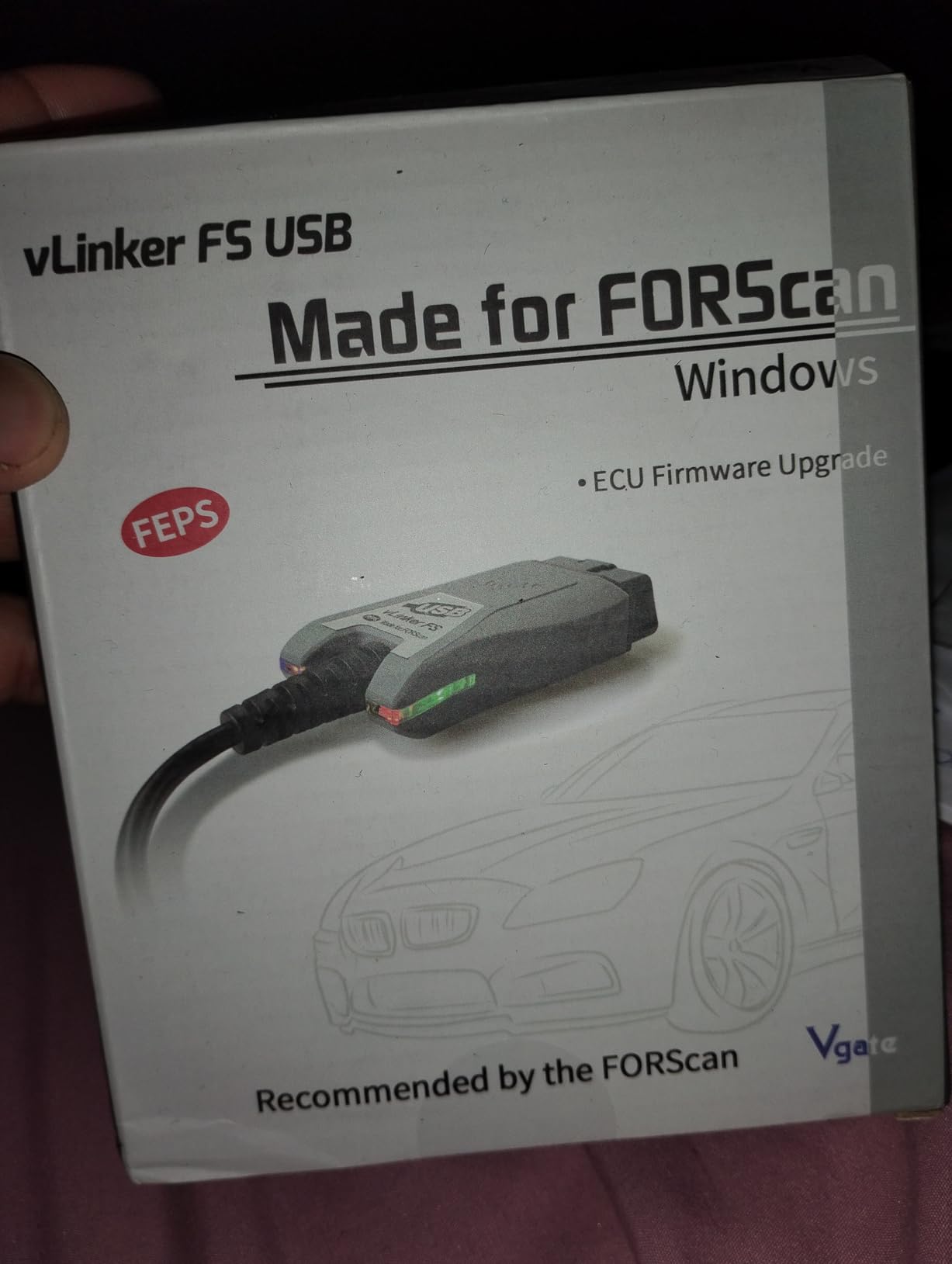 VGATE vLinker FS USB FORScan OBD2 Adapter for HS/MS-CAN Auto Switch, Wire OBD2 USB FORScan Adapter Code Readers & Scanner Diagnostic Tools customer photo 2