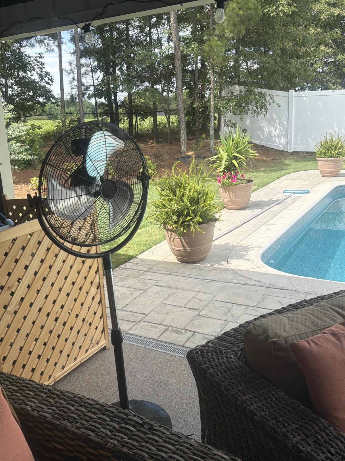 BEESTAR 18 Inch Heavy Duty High Velocity Metal Stand Pedestal Fan | 3 speed settings, adjustable height & tilt angle, metal fan for industrial, commercial, residential and greenhouse cooling customer photo 2