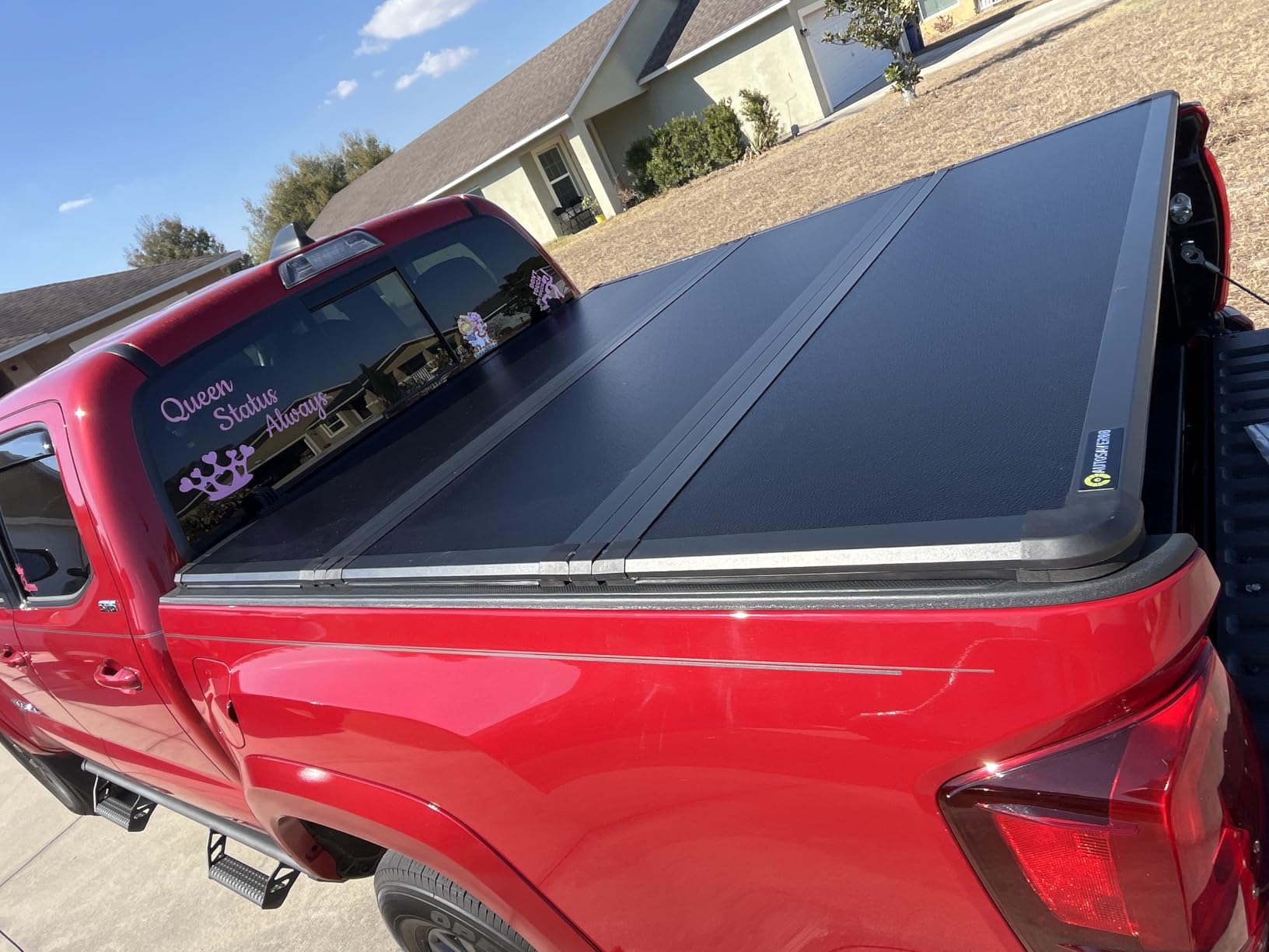 AUTOSAVER88 FRP Hard Tri-Fold Tonneau Cover for 2024-2026 Toyota Tacoma 5ft customer photo 1