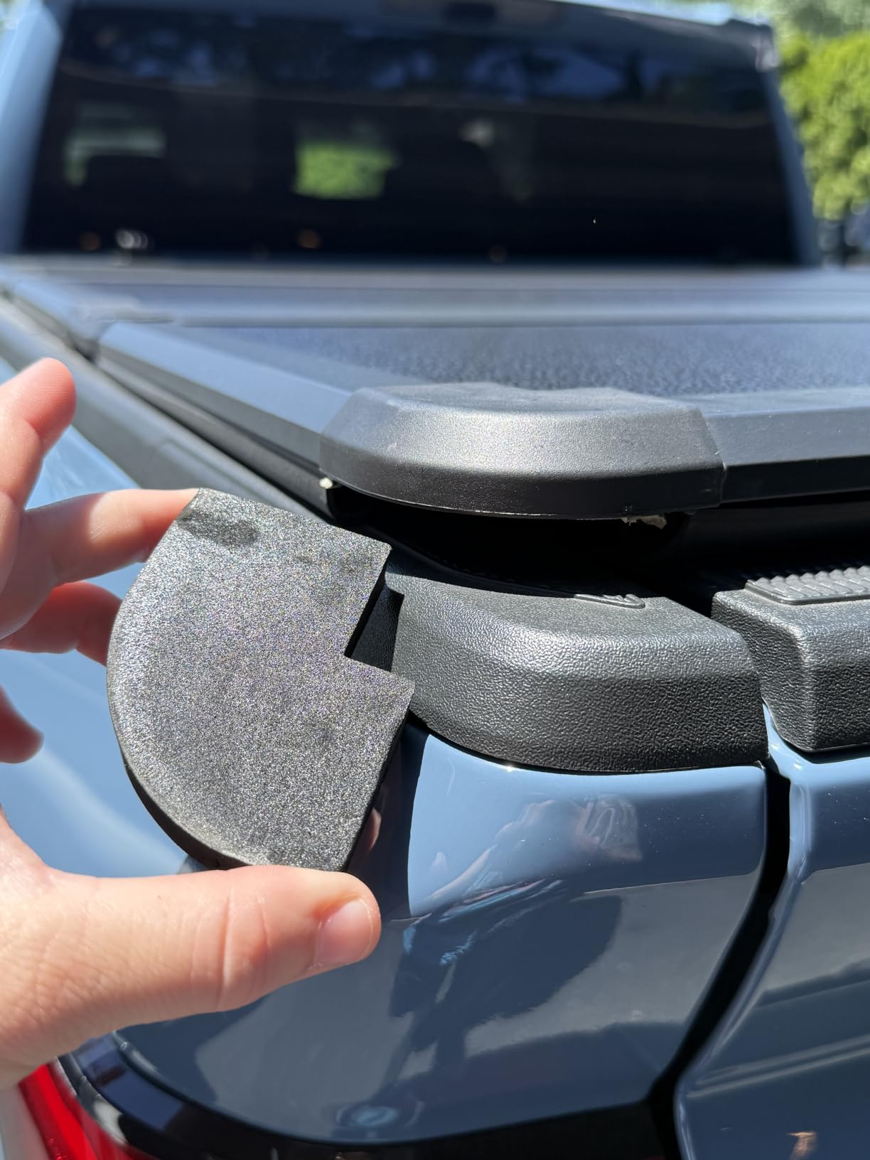 AUTOSAVER88 FRP Hard Tri-Fold Tonneau Cover for 2024-2026 Toyota Tacoma 5ft customer photo 2