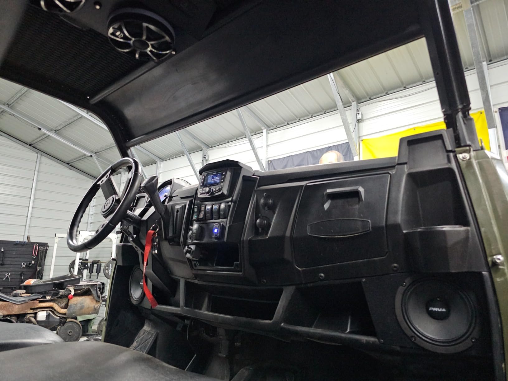 PRV AUDIO 6.5 Midrange Speakers Pair 6MR200A-4, 200 Watts, 4 Ohm Shallow Mount Car Audio Slim Speaker, 1.5 in Voice Coil, Compact for Doors (2 Speakers) customer photo 1