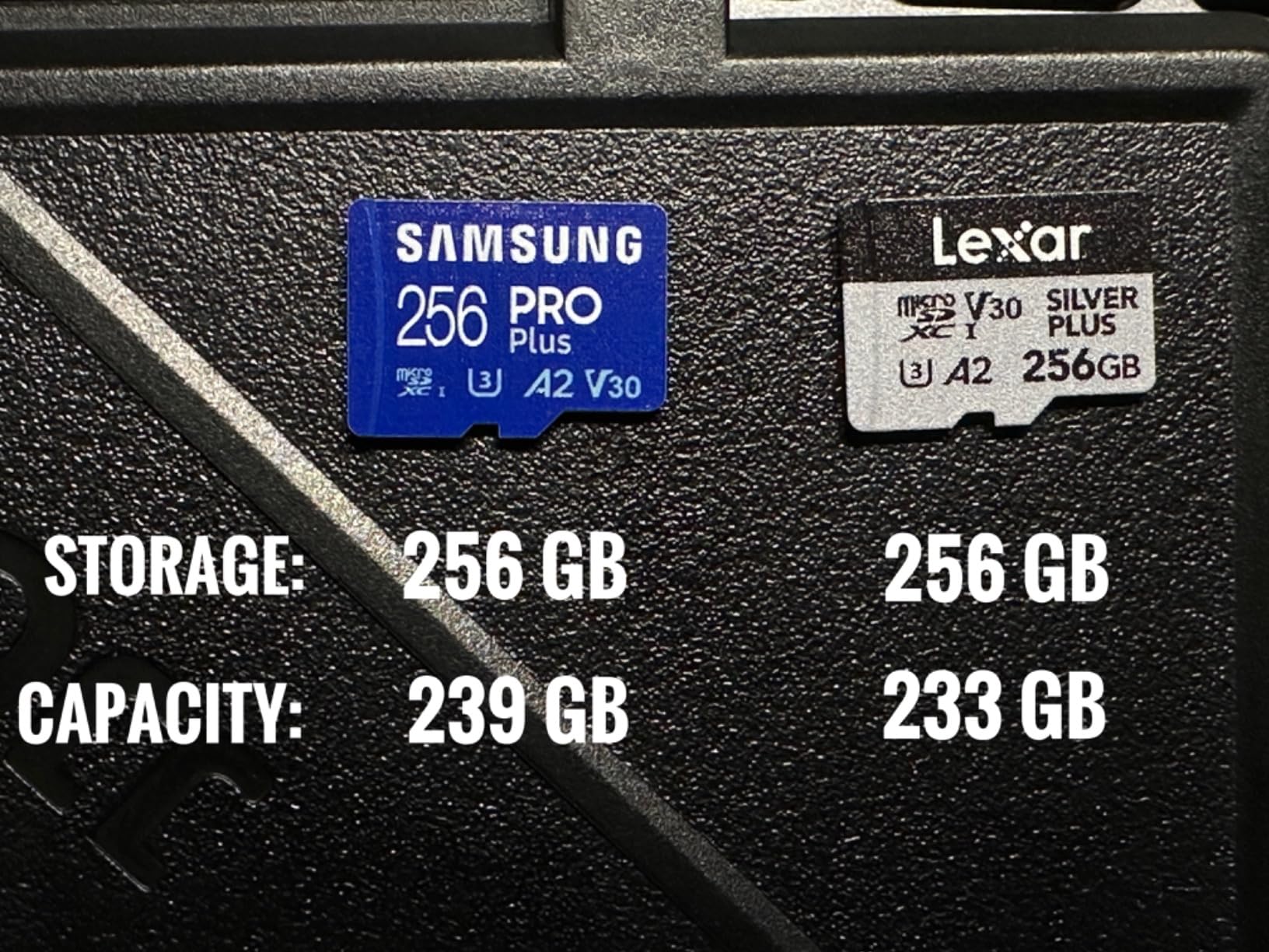 Lexar 256GB 2-Pack Silver Plus Micro SD Card, 205MB/s Read, 4K, V30, UHS-I | Compatible w/ DJI, GoPro, Nintendo-Switch 1, Steam Deck, w/ SD Adapter (LMSSIPL256G-B2ANU) customer photo 1
