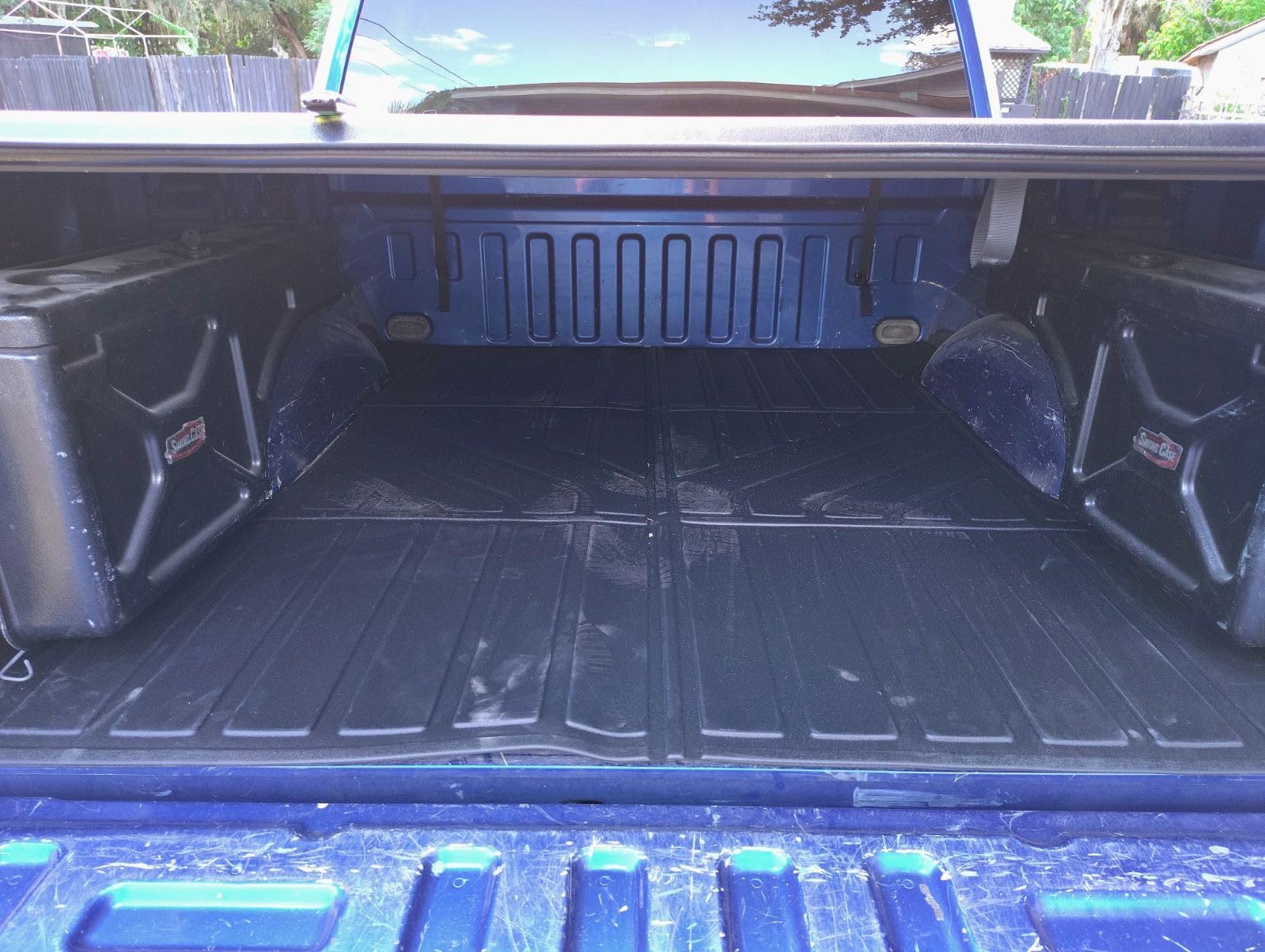 Truck Bed Mat Compatible with 2019-2024 2025 Chevy Silverado 1500 & GMC Sierra 1500 Crew Cab 5.8Ft Short Bed, TPE All-Weather Truck Bed Liner customer photo 1