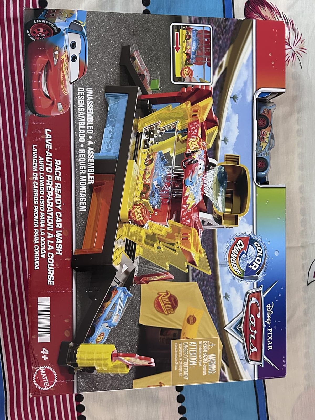 Mattel Disney and Pixar Cars Color Changers Car Wash Playset | Includes Color Changing Lightning McQueen Toy Vehicle, 20-Inches Long, Connects to Other Sets customer photo 1