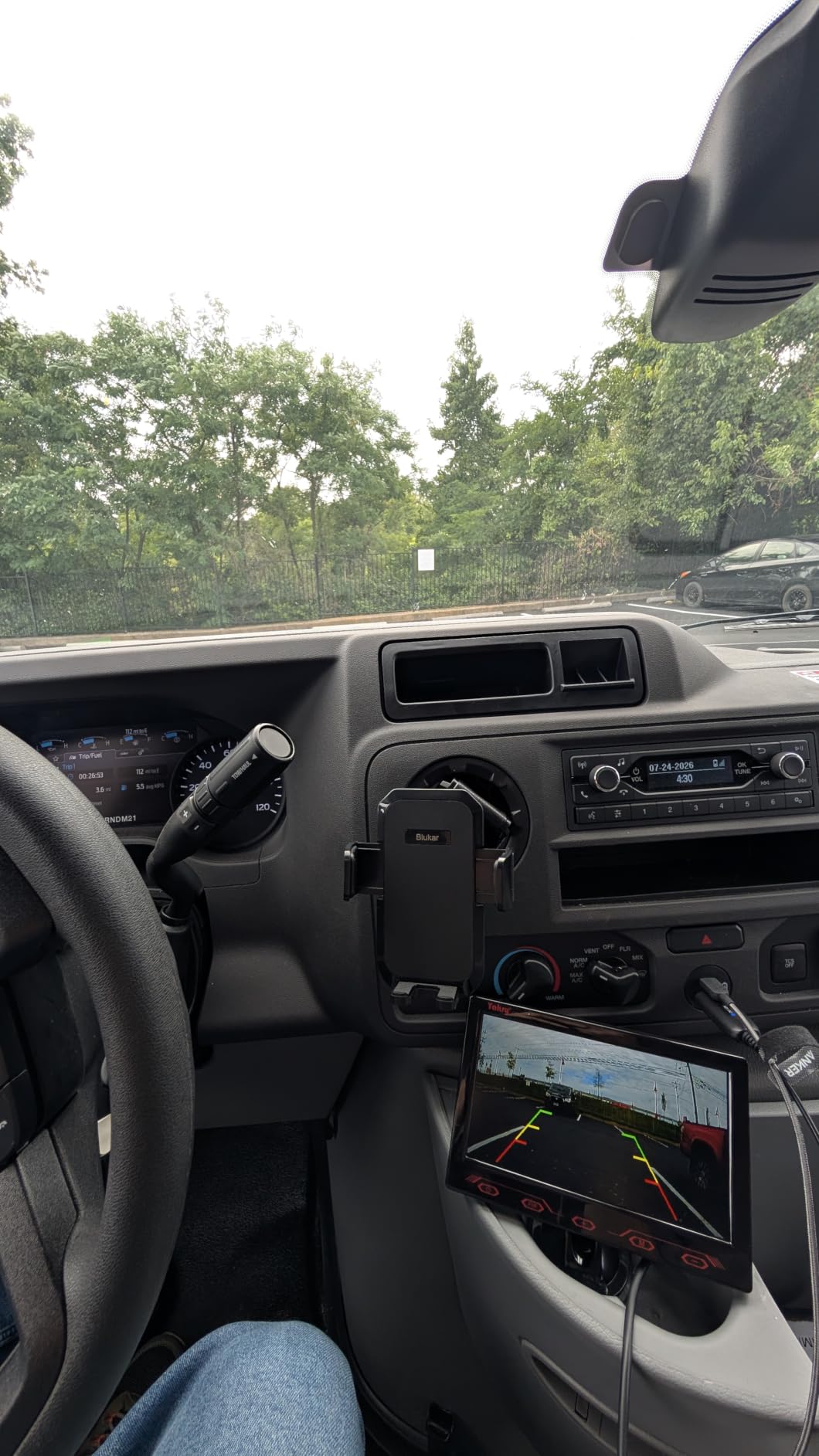 7-inch Backup Camera Ease-Setup for Cars: 1080P HD Real Time Image | Clear Night Vision Rear View Camera Eliminate Rear Blind Spots - Touch Key for Van SUV Pickup Truck Safety customer photo 2