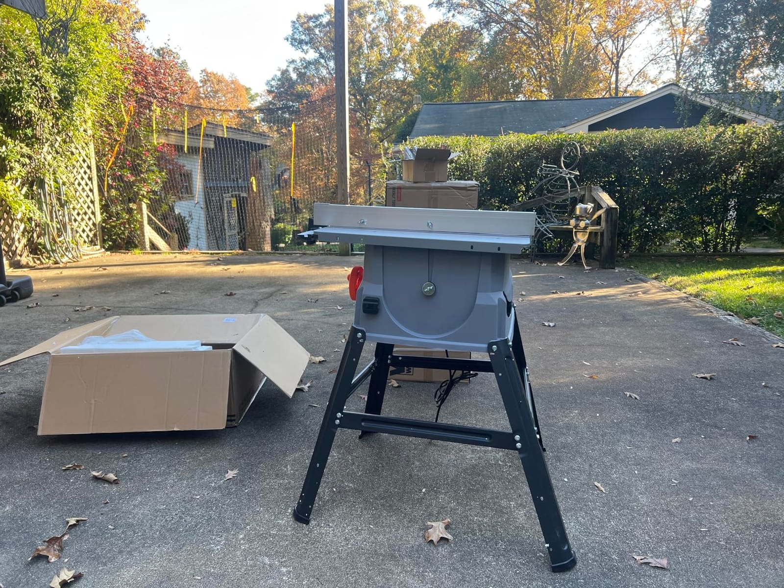 Prostormer 10 Inch Table Saw with Stand customer photo 2