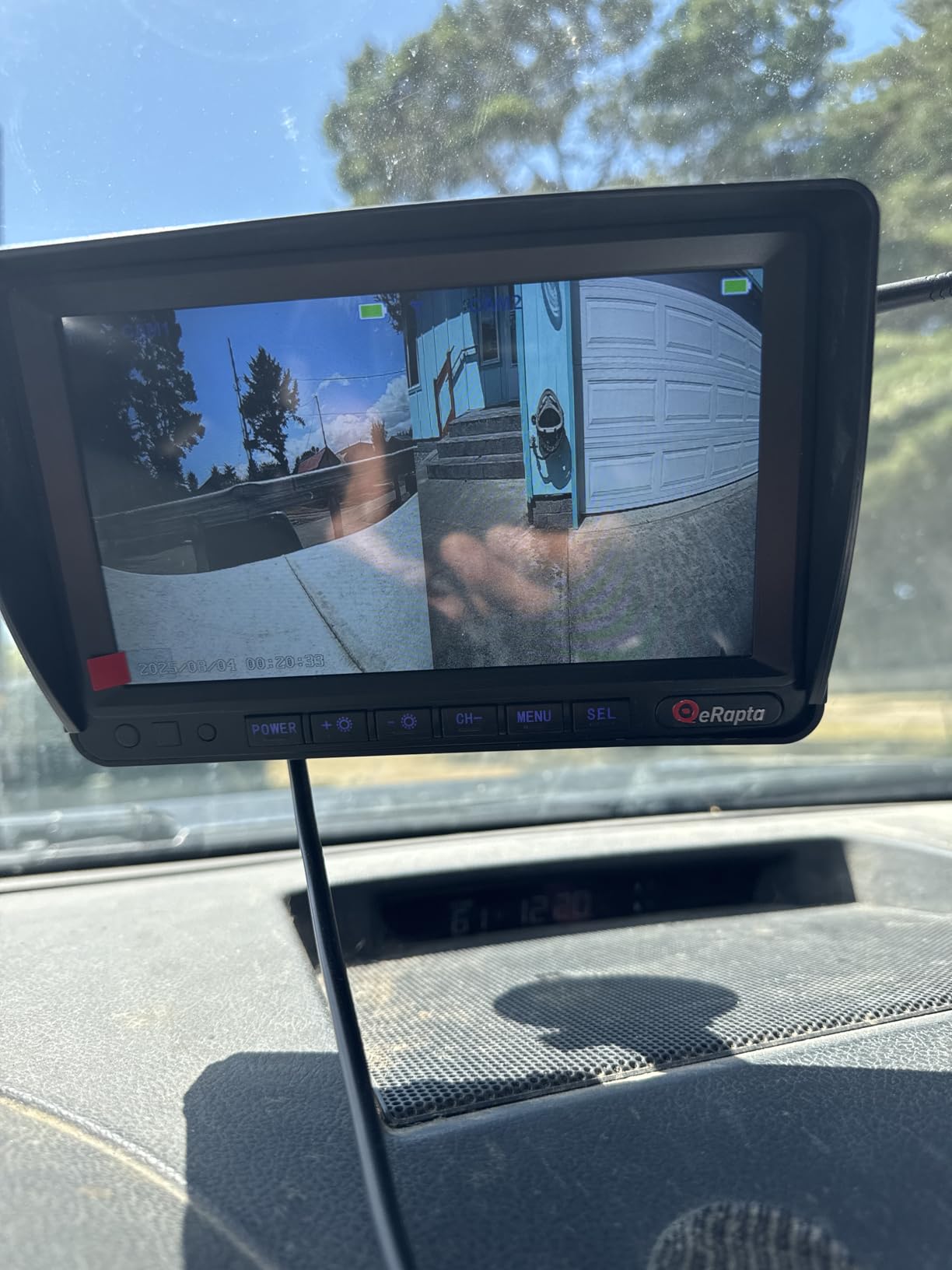 eRapta Dual Magnetic Wireless Backup Cameras - HD1080P 7
