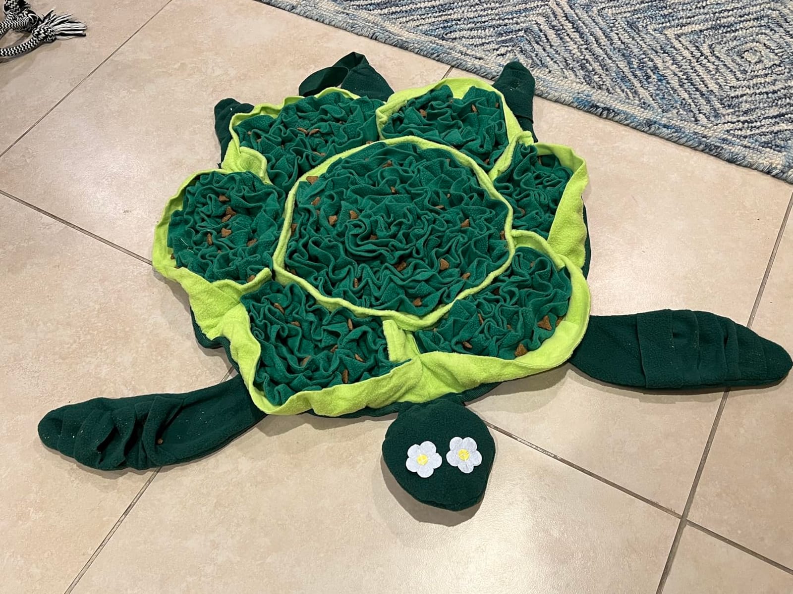 Snuffle Mat for Dogs - Interactive Puzzle Feeding Game for Stress Relief & Foraging Skills | Dog Toys to Keep Them Busy | Small/Medium/Large Dogs Turtle Design customer photo 1