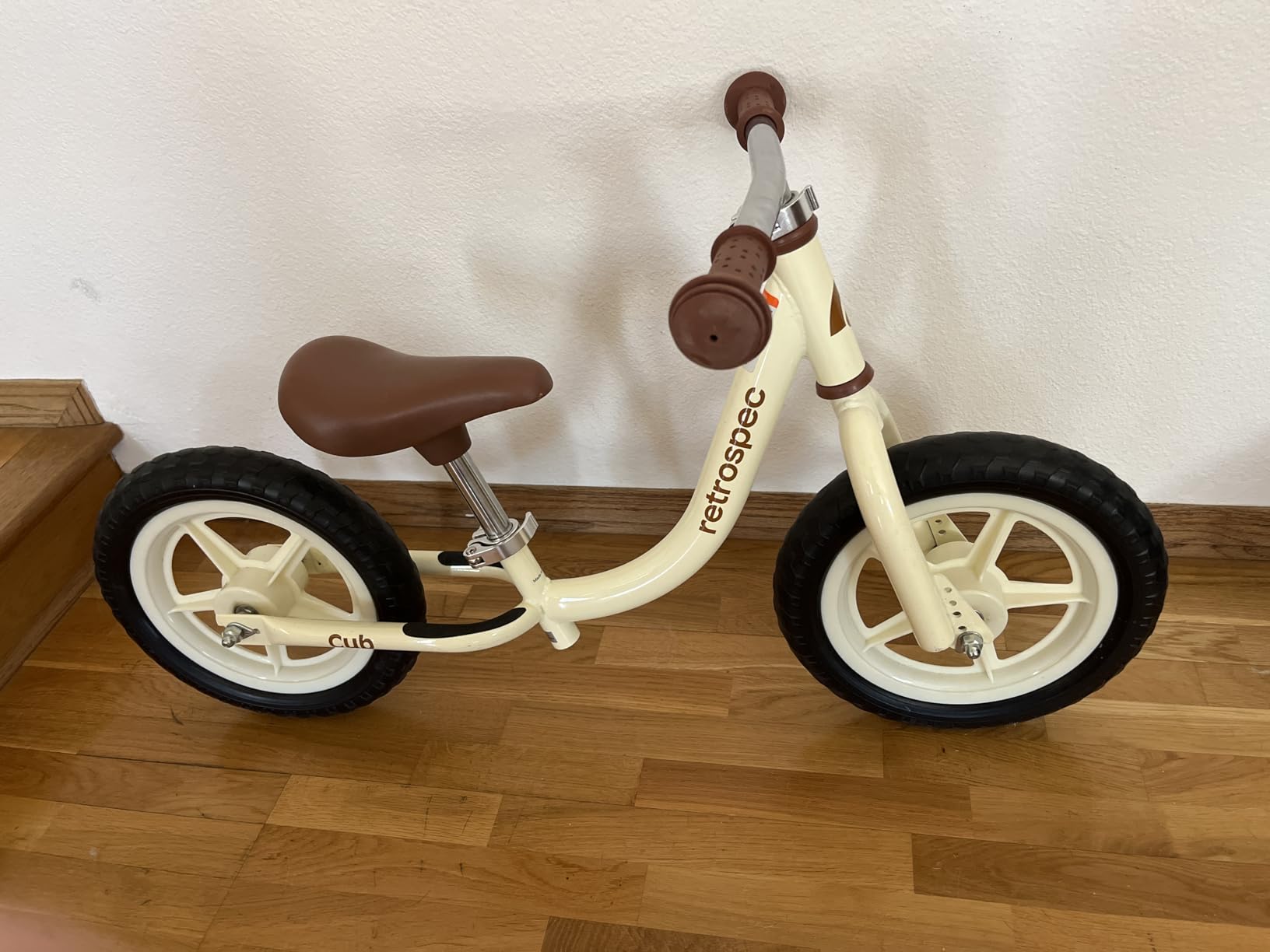 Retrospec Cub Toddler Balance Bike for Ages 18 Months - 3 Years - 12in No-Pedal Beginner Bicycle with Adjustable Seat, Puncture-Proof Tires & Safe Low Frame Design customer photo 1
