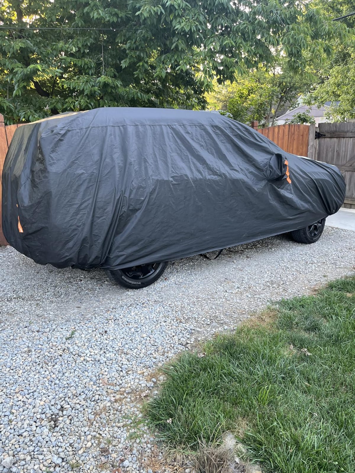 Large SUV Car Cover for GMC Yukon XL 100% Waterproof All Weather, Heavy Duty Outdoor Full Exterior Covers customer photo 2