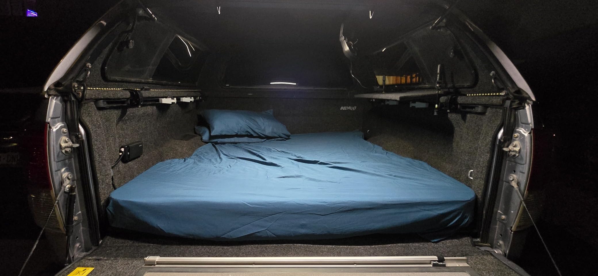 Lost Horizon Self-Inflating Foam Camping Mattress for Truck Bed, 6-6.5 FT | Air & Foam Comfort, Adjustable Firmness, 4.5