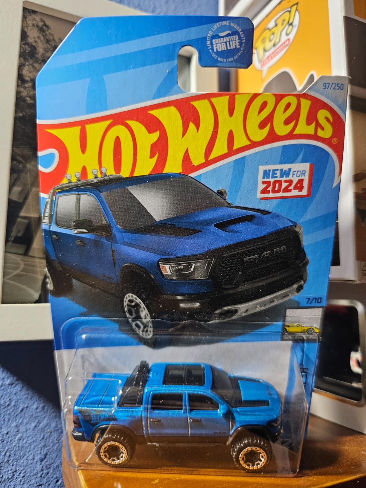 Hot Wheels '23 Ram 1500 Truck, Blue, Factory Fresh 7/10 customer photo 1