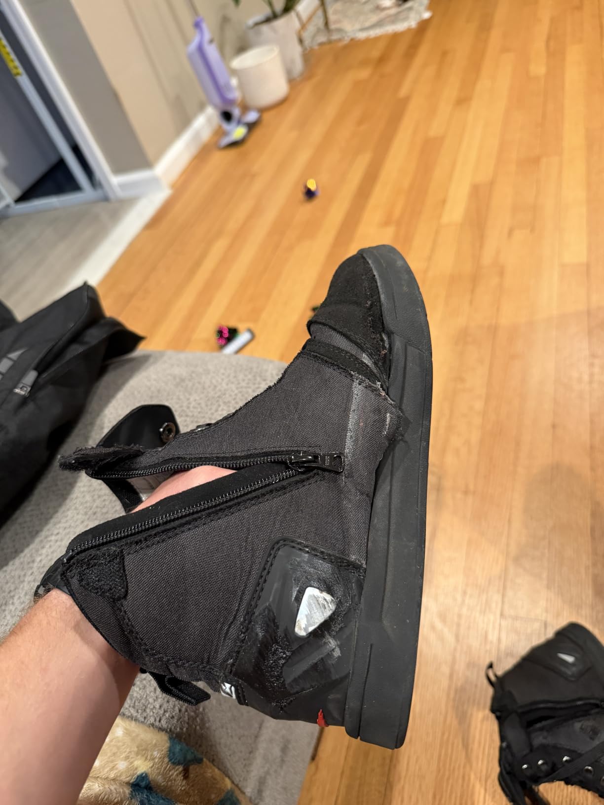 KEMIMOTO Motorcycle Shoes for Men Thick Heel Protection Layer, Anti-slip, Comprehensive protection, All-seasons customer photo 1