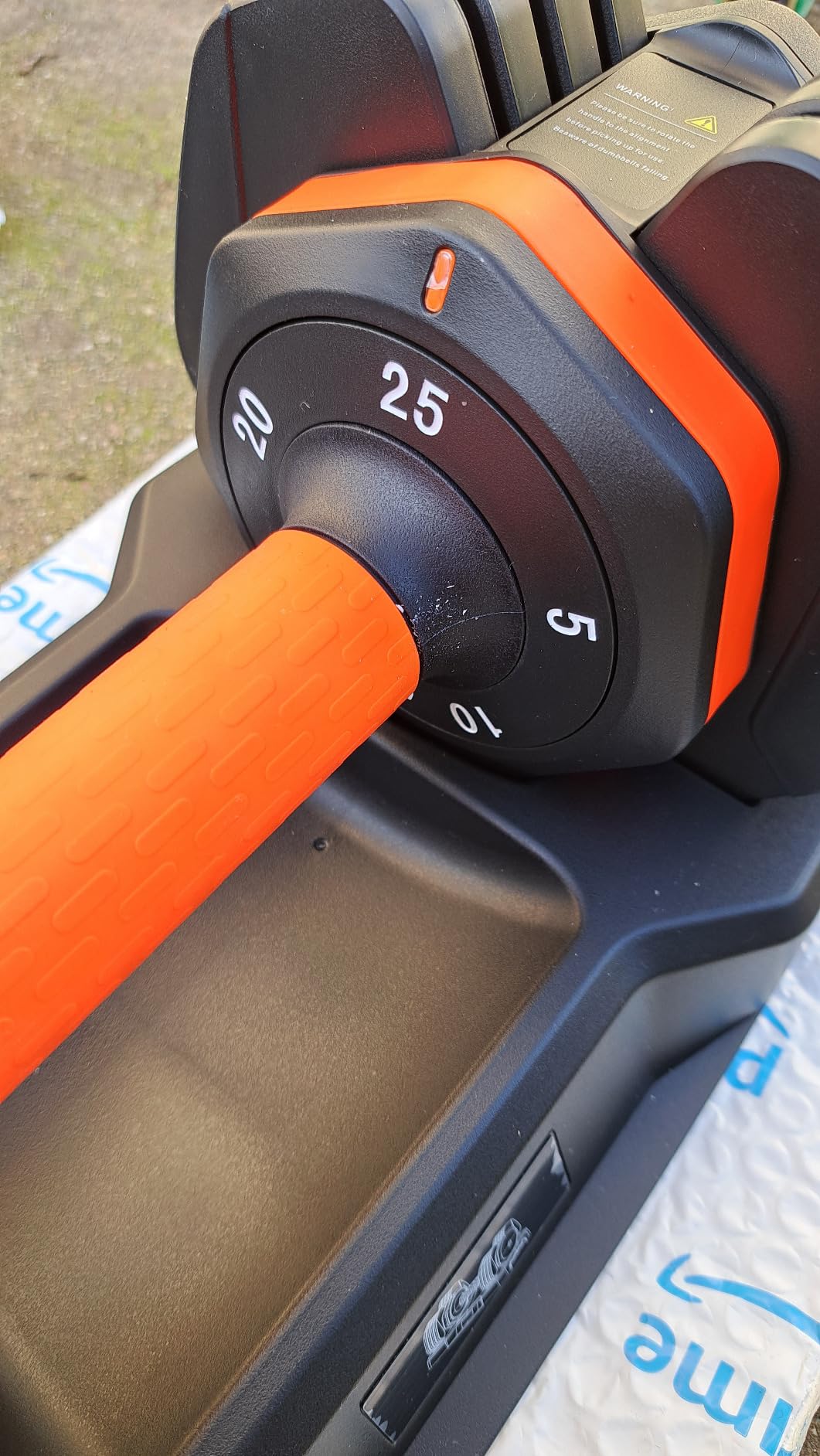 2026 FDB2 Updated Adjustable Dumbbell Set of 2, 5-in-1/10-in-1 Weights Dumbbell Set with Storage Box, 25lbs/55lbs Adjustable Weights with Anti-slip Silicone Grip, Weight Set For Home Gym Suit both Men and Women customer photo 1