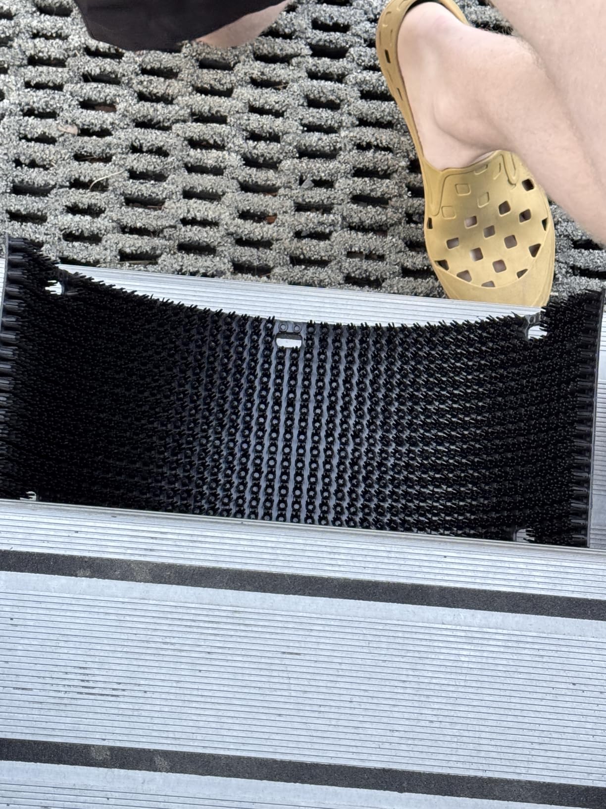 TrailScrubber RV Step Covers, Boot Brush Scrubber Mat for Camper Steps customer photo 2