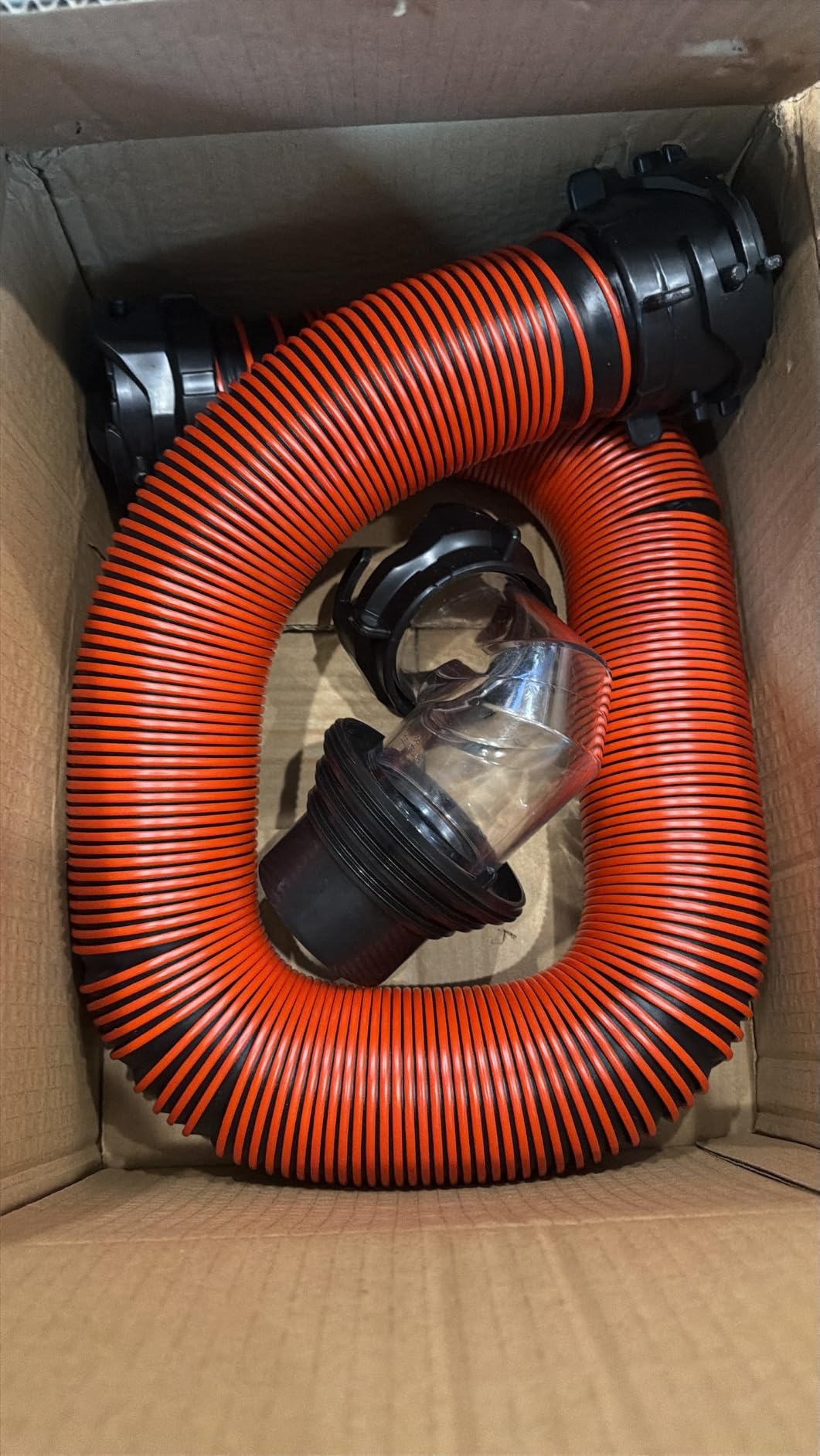 10FT RV Sewer Hose with Bayonet Fittings and 4-in-1 Adapter Elbow customer photo 2