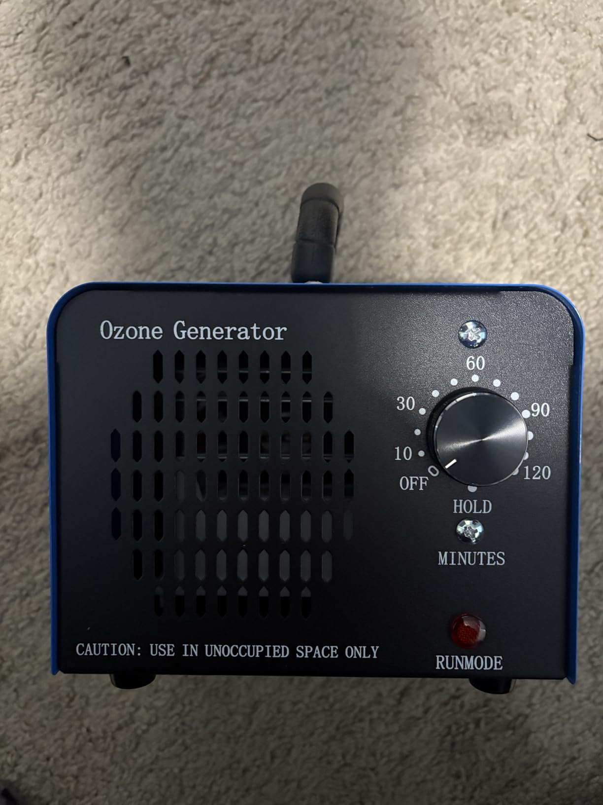 Ozone Generator Machine200,000mg/h, High Capacity Ozone Odor Eliminator Removal Air Purifier for Home Car Pet & Basement Odor, Suitable for Spaces up to 7,000 Square Feet, Blue customer photo 1