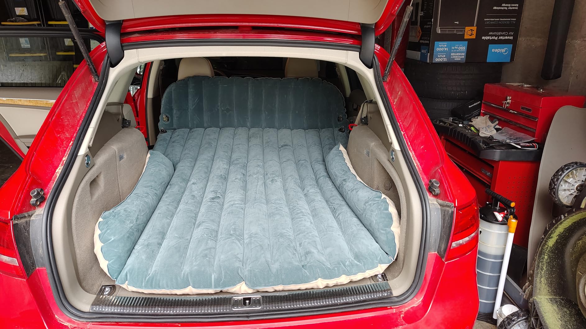 Ciremiv SUV Air Mattress, Double-Sided Flocked Car Bed with Pump & Pillow customer photo 2