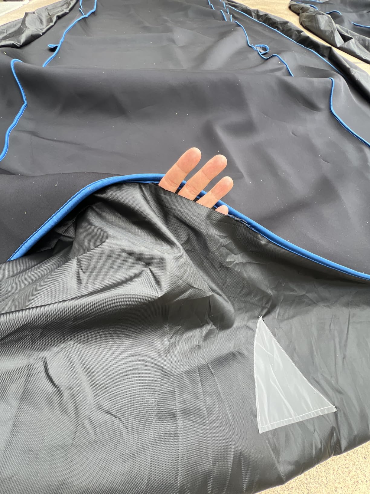 Hail Protector Car Cover, Outdoor Anti Hail Car Covers Thick Multi-Layered EVA, Hail Proof Car Cover Waterproof All Weather, Hail Protection Padded Fit Sedan/Coupe (Length 186 to 193 inch) customer photo 2