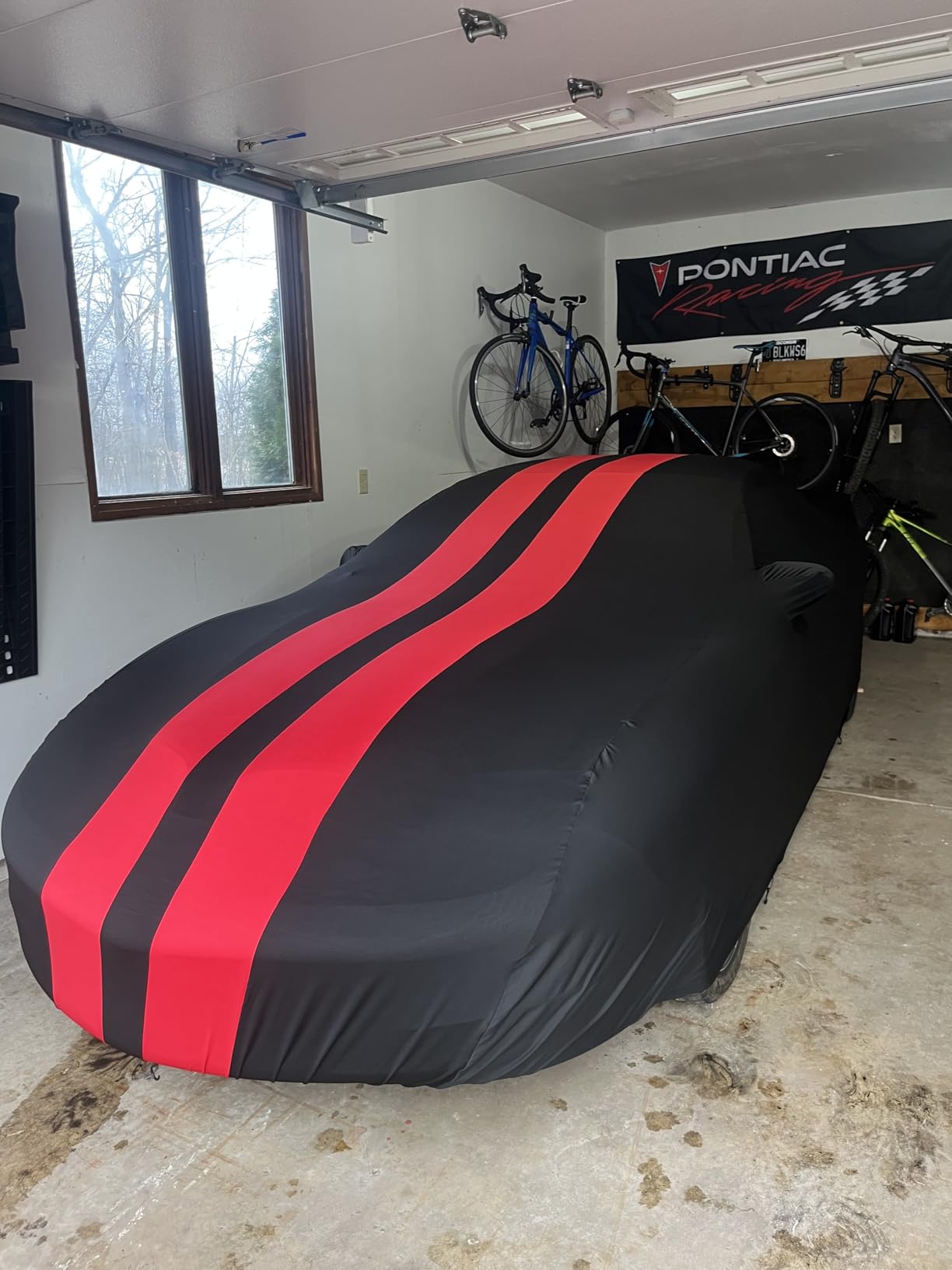 WinPower Indoor Sports Car Cover, Stretch Dustproof Protection Fit 164-181