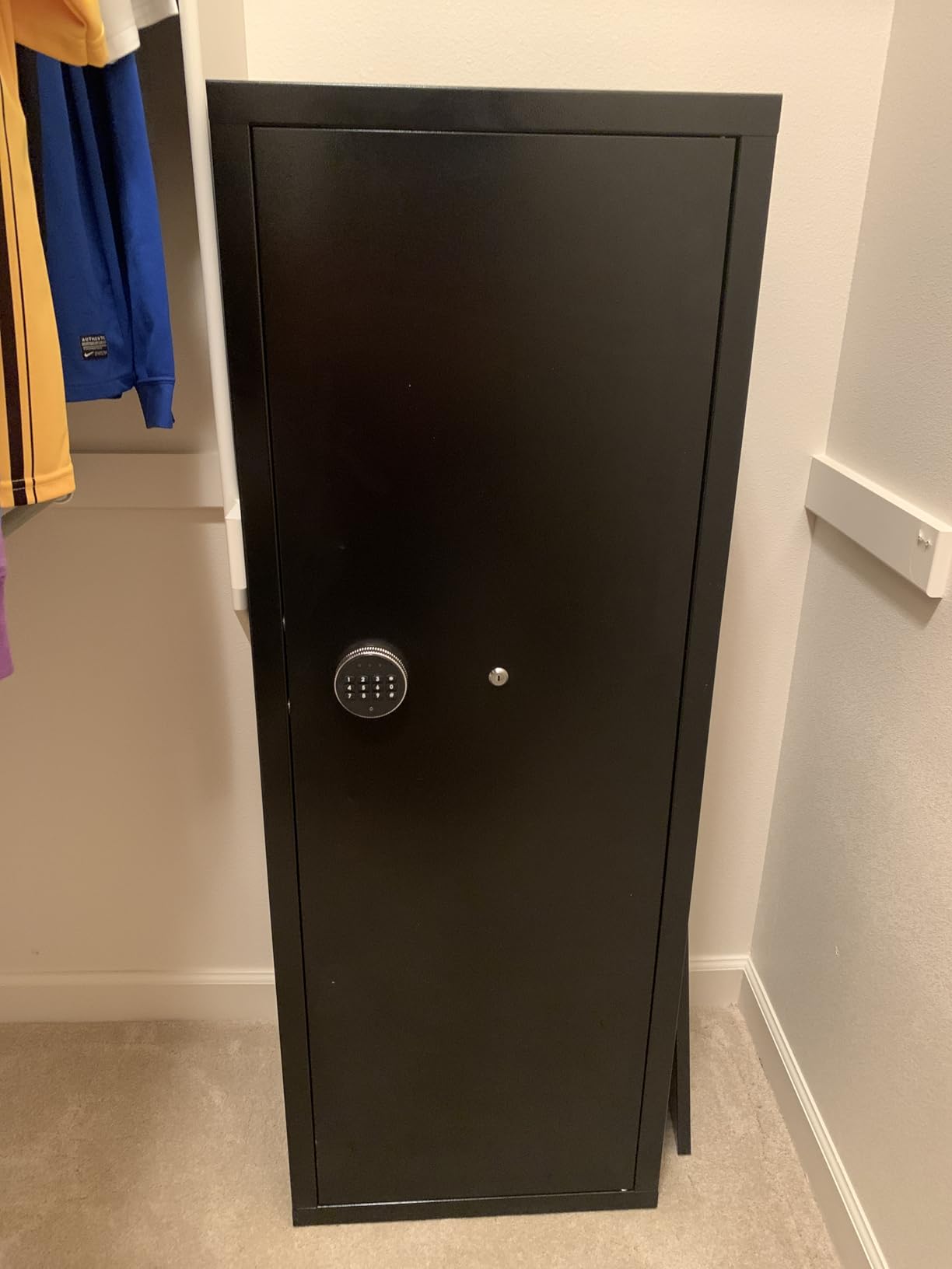 INTERGREAT 12-15 Gun Safe, Large Gun Safe for Rifles and Pistols, Quick Access Rifle Safe with 3 Removable Gun Racks and 4 Pistol Pockets, Digital Gun Cabinet with Dual Alarm and Sleep Mode customer photo 1