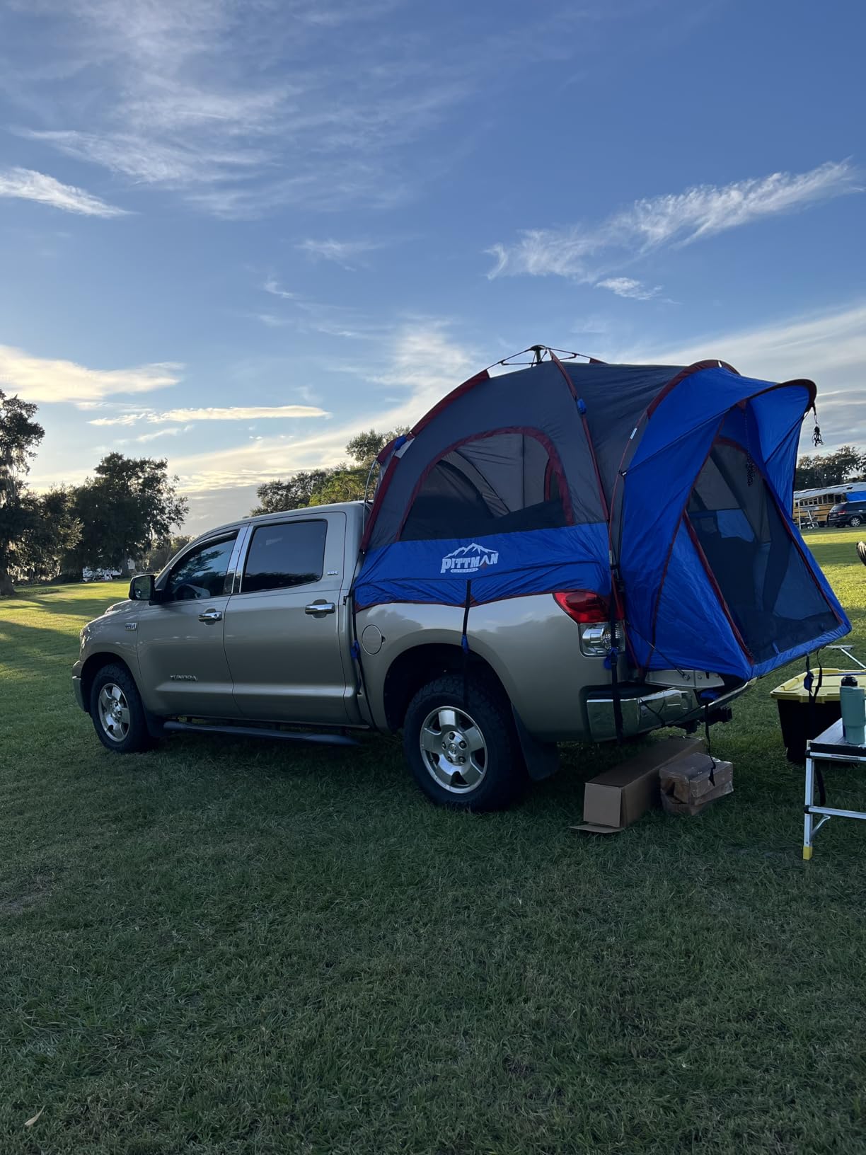 Pittman - Truck Bed Tent with EZ-UP Design - Pickup Truck Tent for Camping - Includes Rain Fly, Extra Wide Entry, Oversize Air Mesh & Porch Cover - Premium Pickup Bed Camper customer photo 1