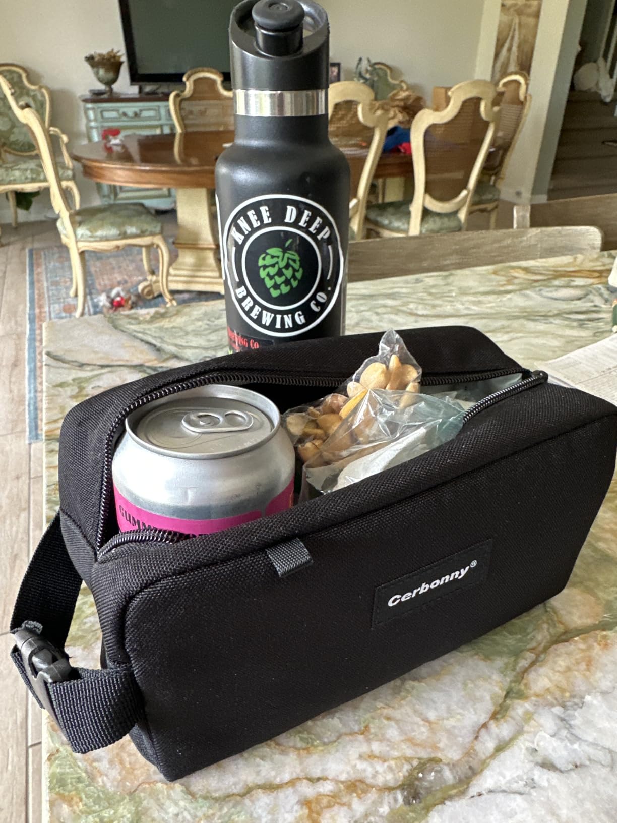 Cerbonny Small Cooler Bag, Freezable Lunch Bag, Built-in Ice Pack | Mini Cooler Bag, Insulated, Perfect For Office/School/Travel And Picnic Use. Ideal For Yogurt, Fruit Snacks And Beverages customer photo 1