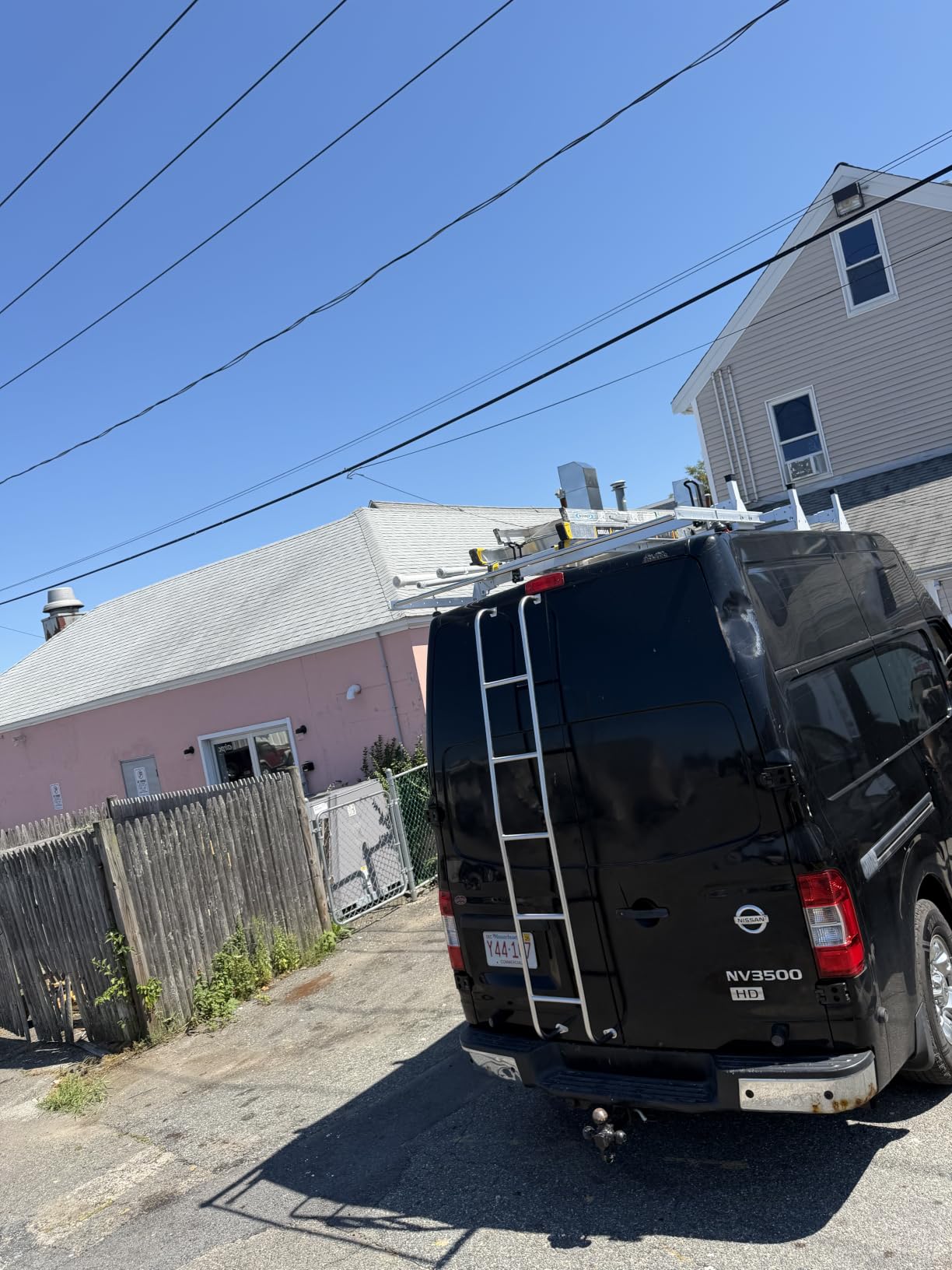 Van Roof Ladder Rack with Rear Roller Fit for Nissan NV | No-drill Steel Rack Fit for 2011-2026 Nissan NV 1500/2500/3500, 800 lbs Capacity, Ideal for Transporting Ladders, Pipes customer photo 1