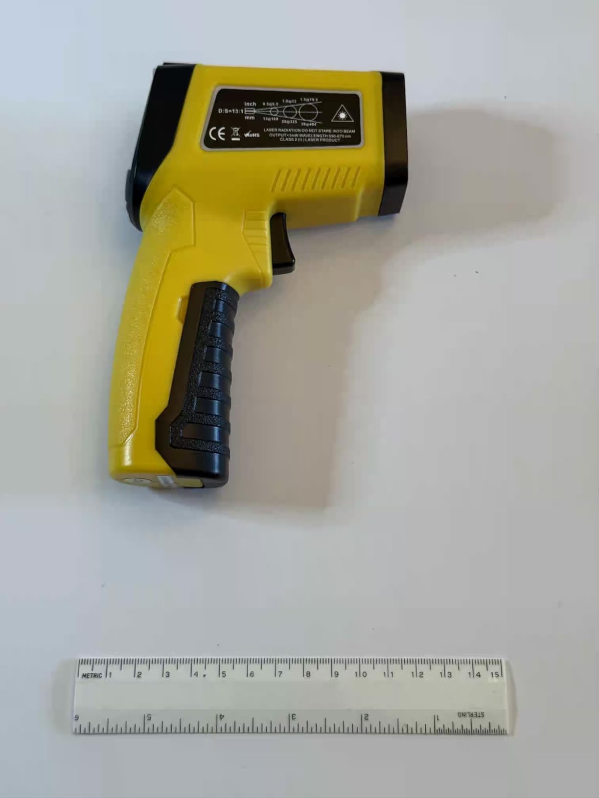 Infrared Thermometer Gun, Non-Contact Digital Laser Temperature Gun, -58°F to 1076°F, Adjustable Emissivity and Max/Min Values for Industrial, Cooking, Griddle,Engine, HVAC (Not for Human) customer photo 2