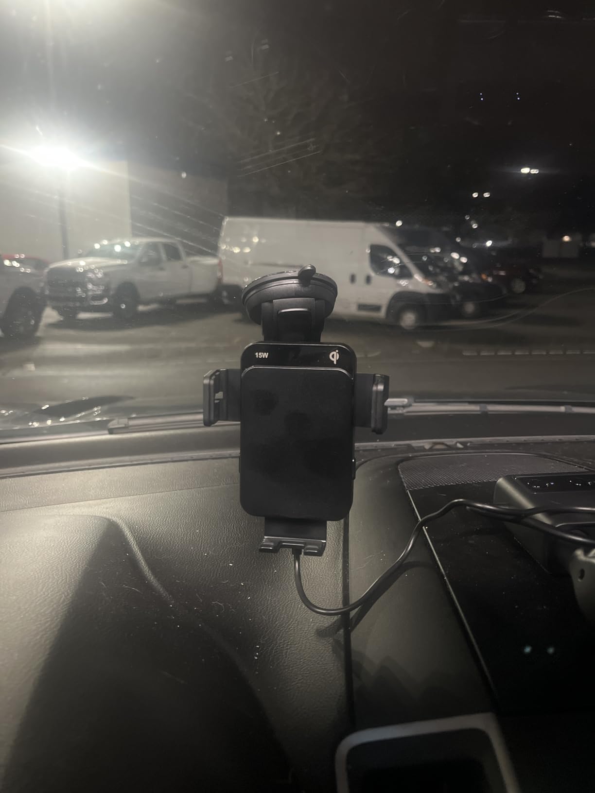 Wireless Car Charger 15W Auto Clamping Phone Holder Dash Windshield Vent | Car Charger Compatible with iPhone 17 16 15 14/13/13 Pro/12 pro/12/11/X/8, Samsung S24/S23/S22 customer photo 1