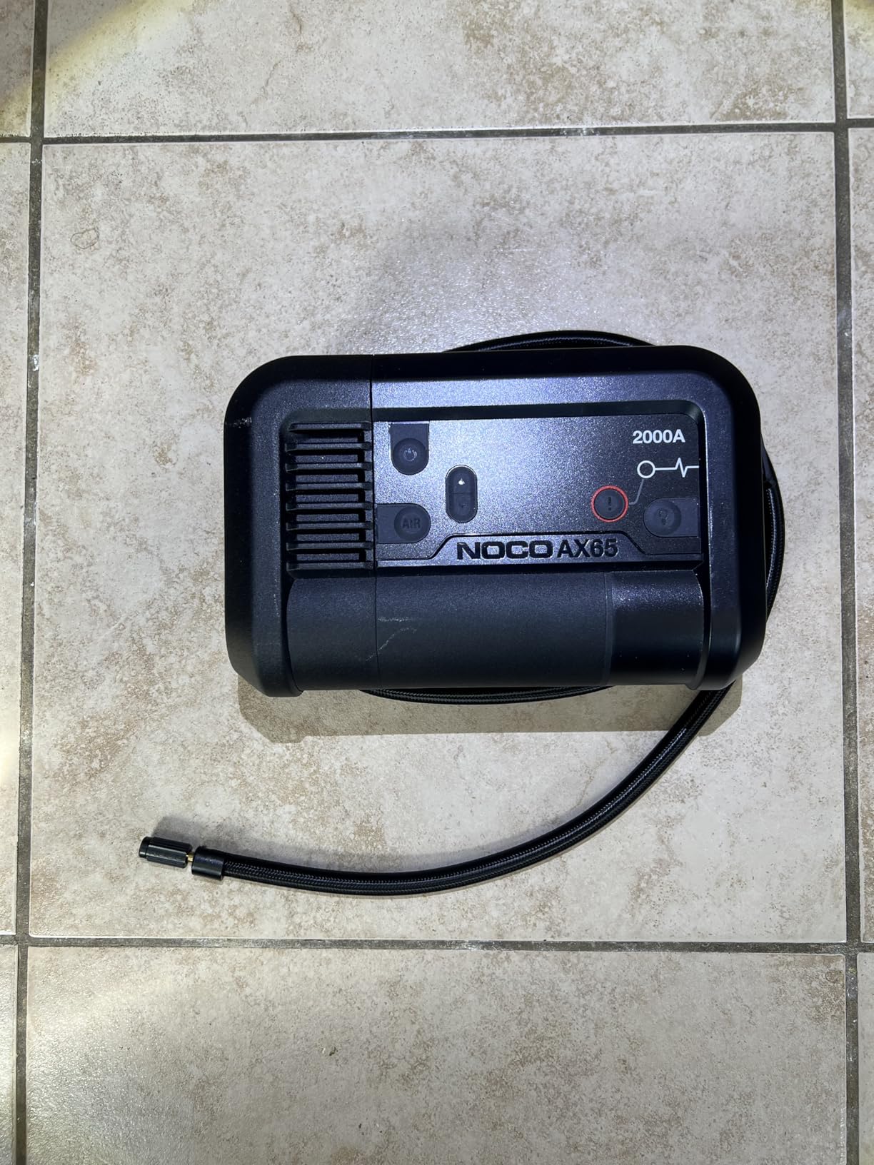 NOCO Boost Air AX65 2000A 12V Jump Starter, Air Compressor & Tire Inflator | 67 LPM, 2-Min Inflation, Spark-Proof & Reverse Polarity Protection, For Car, Truck, SUV, ATV, RV, 8.0L Gas & 6.0L Diesel customer photo 1