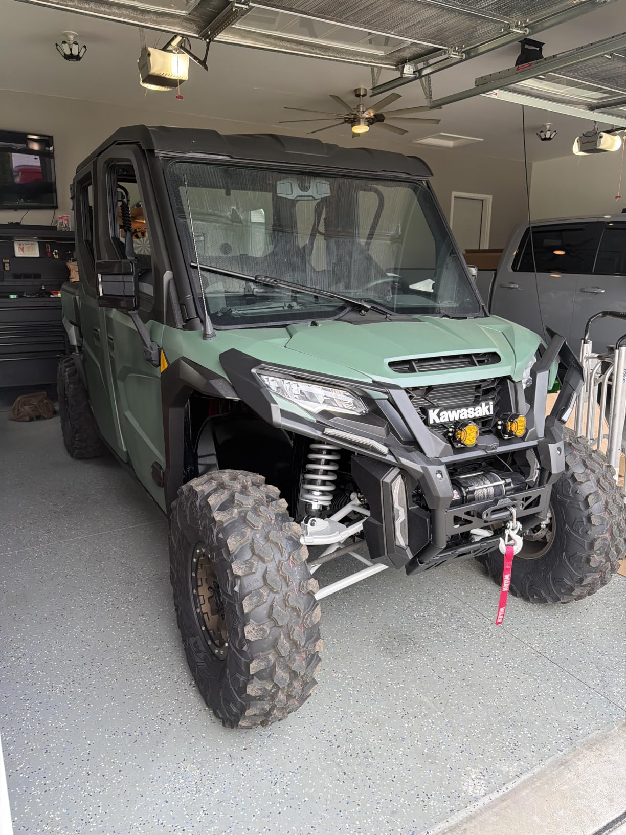 Auxbeam V-Ultra Series 3 Inch Amber Fog Light Pods Round Offroad Lights customer photo 2