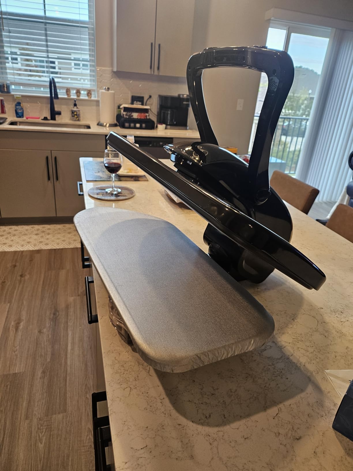 Steam Iron Press, 26Inch Intelligent Digital Steam Press, 1600W Professional Commercial Iron Press Machine with 5 Fabric Functions and Touch Screen customer photo 1
