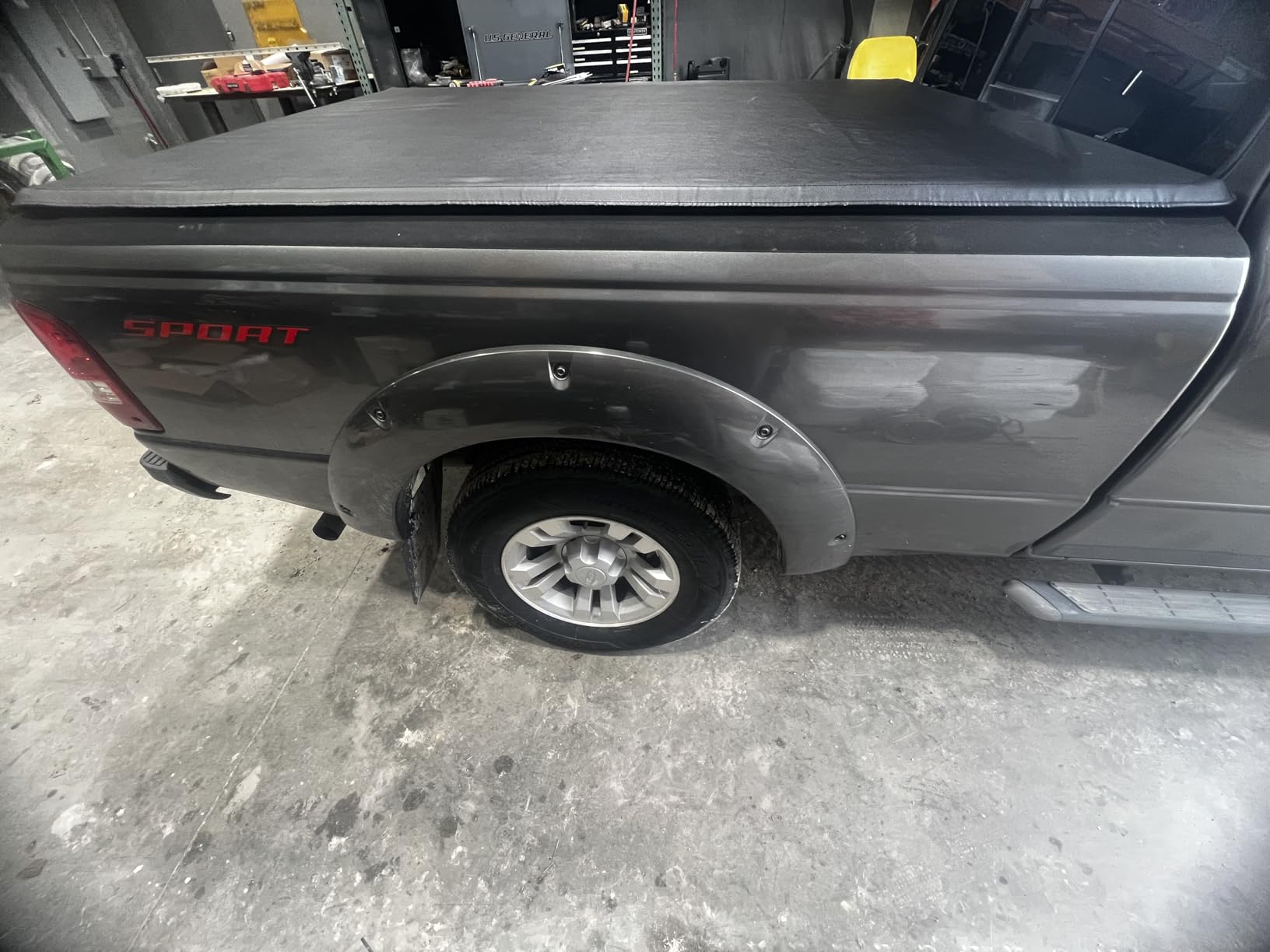 TNMT Soft Roll-up Truck Bed Tonneau Cover Compatible with 1983-2011 Ford Ranger 6Ft (71.8-72.7 in), Inner Width 54.25