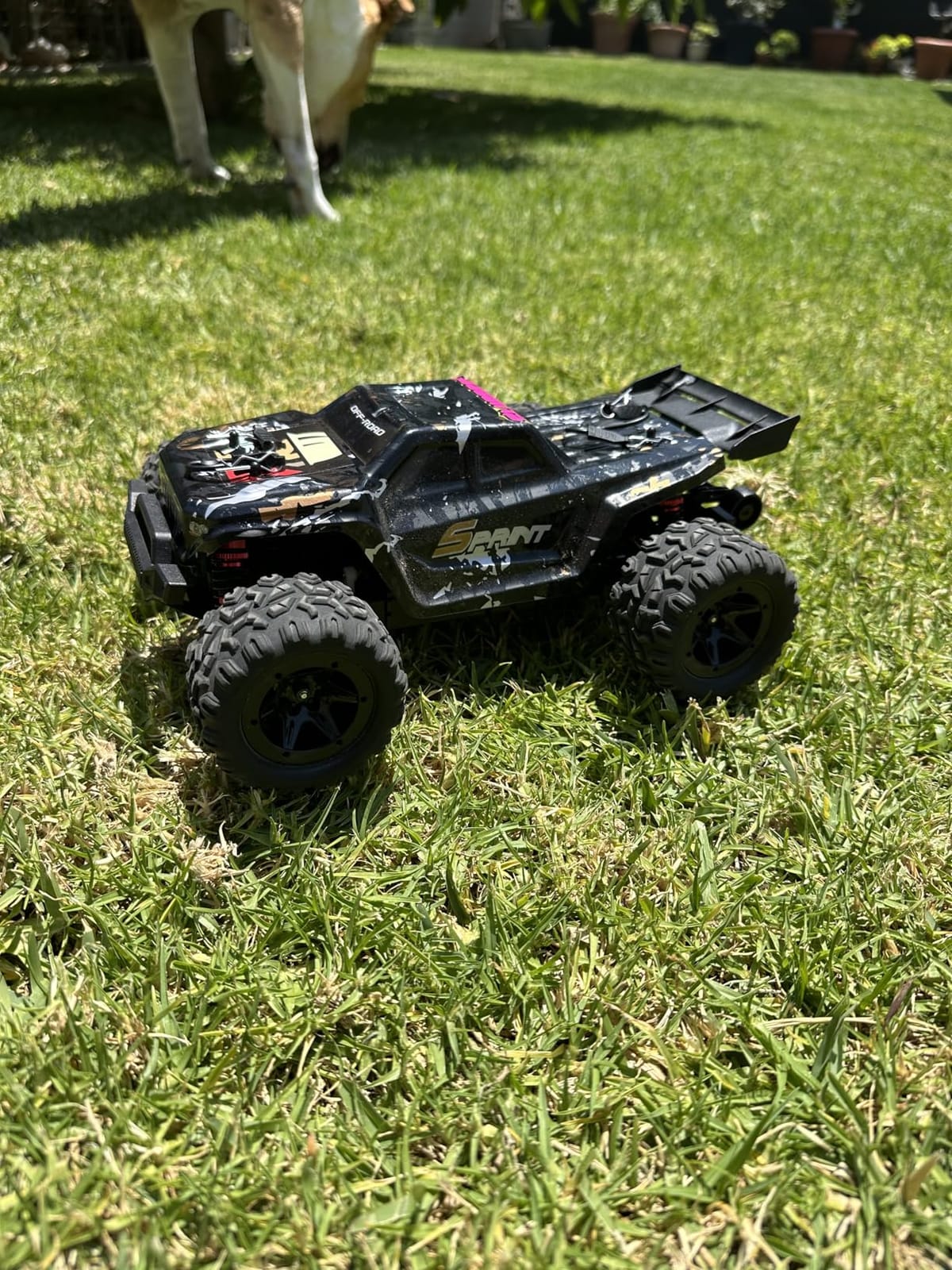 DEERC 9309E RC Cars for Adults 40KPH, All Terrain Fast Remote Control Car | 1/16 Scale Remote Control Monster Truck, 2.4Ghz 4WD Waterproof Electric High Speed Car with 2 Batteries for Boys & Kids customer photo 2