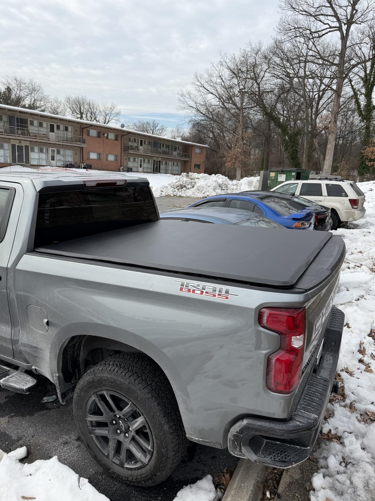 Soft Tri-fold Truck Bed Cover for Silverado/Sierra 1500 5.8 ft | 2019-2026, Weatherproof, Lockable, No-Drill Install customer photo 2