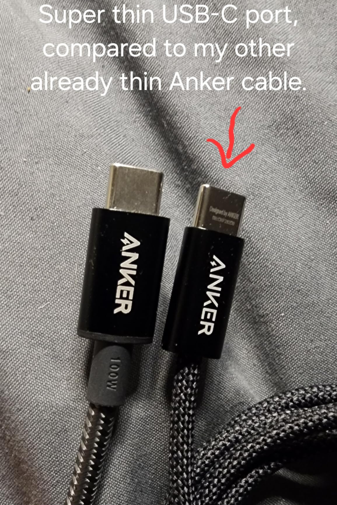 Anker Zolo USB to USB C Cable for CarPlay | Durable and Braided Type C Cord with Premium Finish and Slim Connector customer photo 1