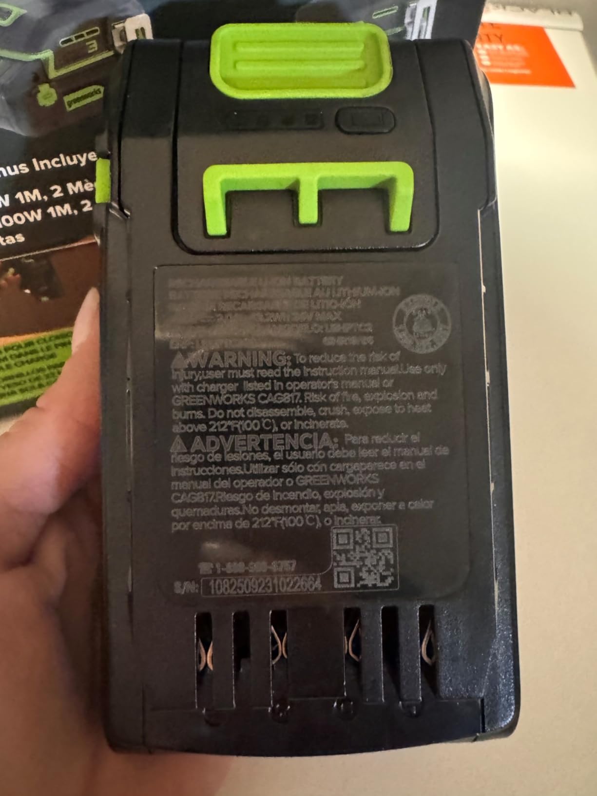 Greenworks 24V Cordless Brushless 400 in-lbs Drill/Driver+1950 in-lbs Impact Driver Combo,High Torque, Lightweight, (2) 2.0Ah USB-C Batteries(12,000mAh Power Bank) and 65W USB-C Fast Charger(3-Port) customer photo 2