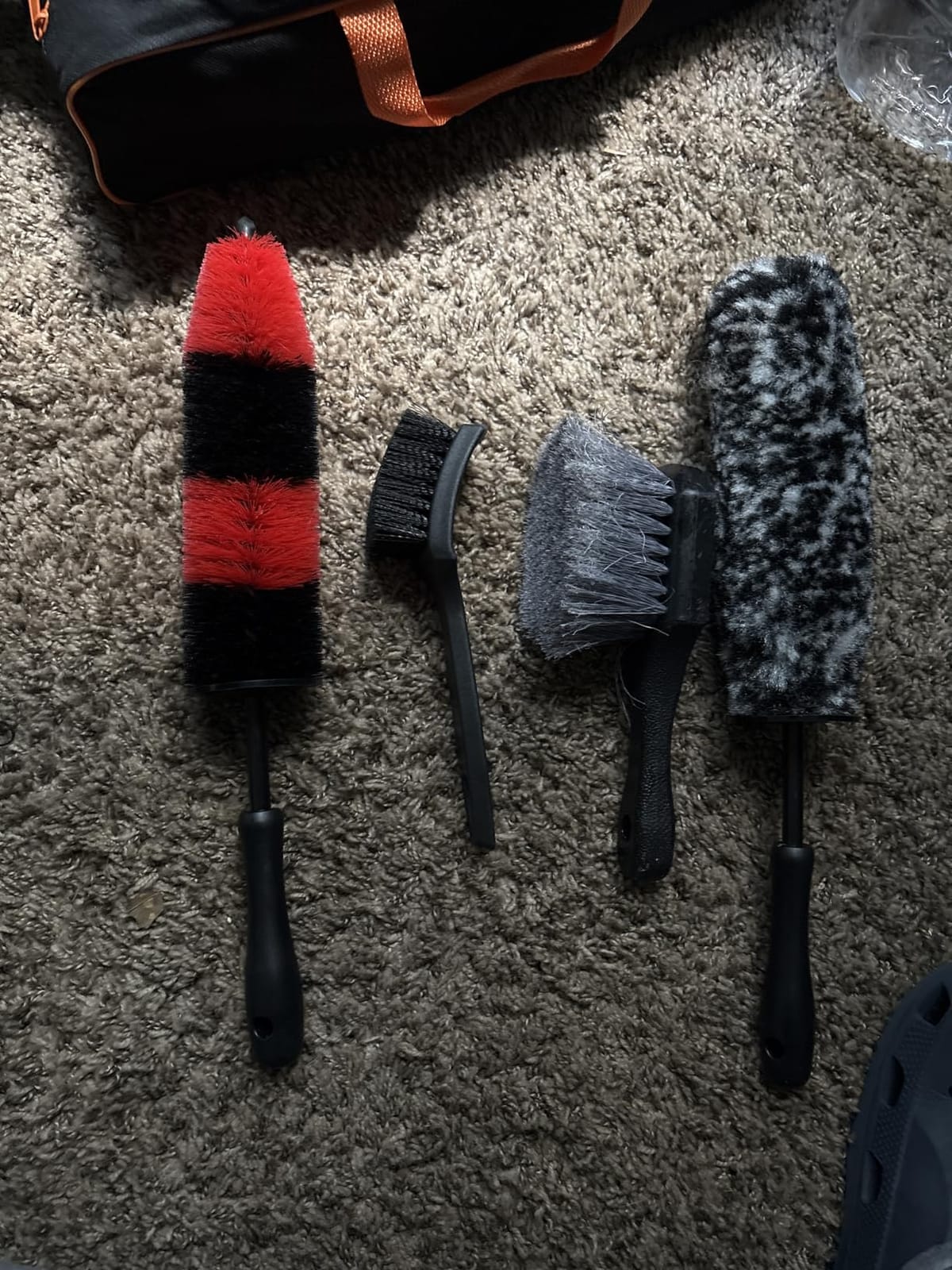 9PCS Car Wheel Detailing Brush Kit Scratch-Free Rim & Tire Cleaner Brushes | with Tire Shine Pad, Microfiber Towel & Bag - Heavy-Duty Auto Detailing Tools for Cars, Trucks, RVs & Motorcycles customer photo 2