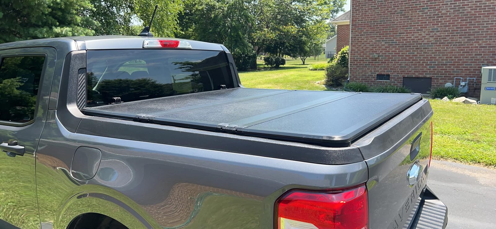 Hard Tri-Fold Truck Bed Tonneau Cover Compatible with 2022-2026 Ford Maverick 4.6ft Bed (54.4