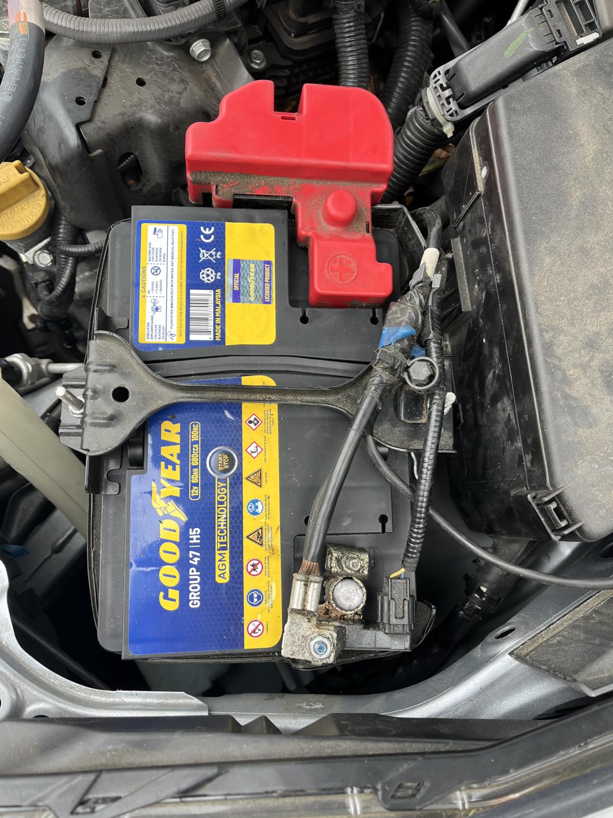Goodyear 48-H6-AGM BCI Group Size 48 12V 70 AH, 120RC, 760 CCA Platinum series Rechargeable AGM Maintenance Free Automotive Battery customer photo 1
