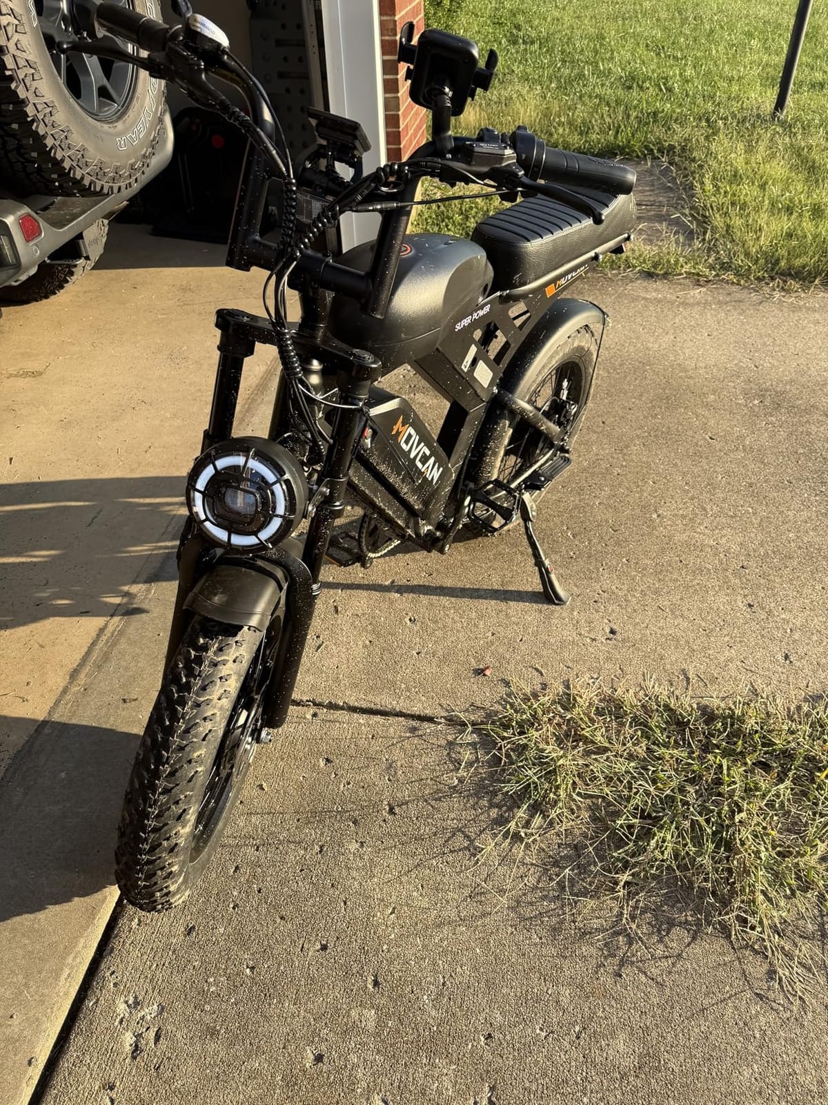 Movcan V30/V30Max/V30ProMax Electric Bike for Adults, 1000W/1500W/3000W, 28/32/37.5MPH, 48V 15.6/31.2/40AH Battery, Max Range 120Mile Electric Dirt Bike, 20