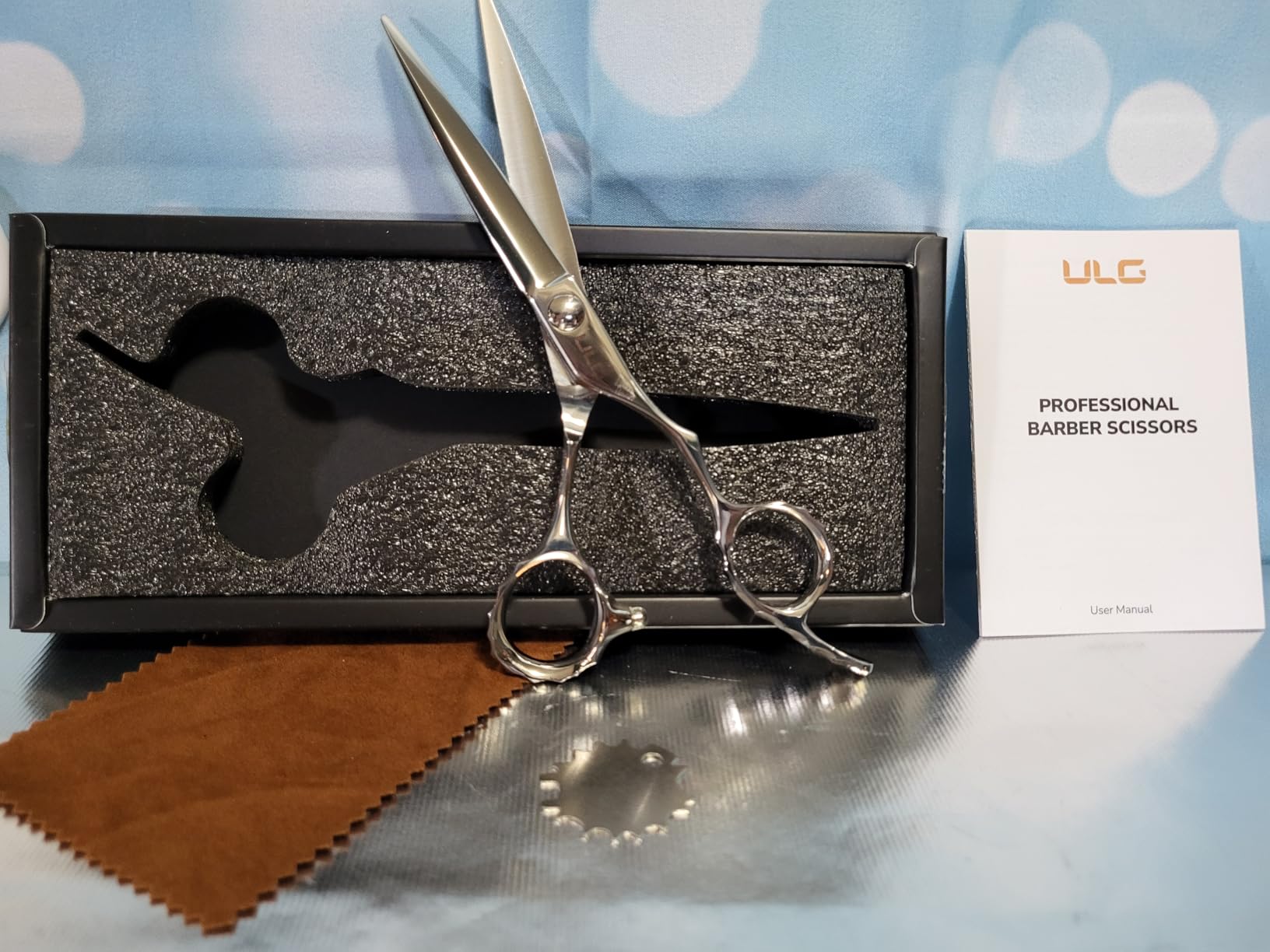 ULG Professional Hair Cutting Scissors & Shears, 6.5