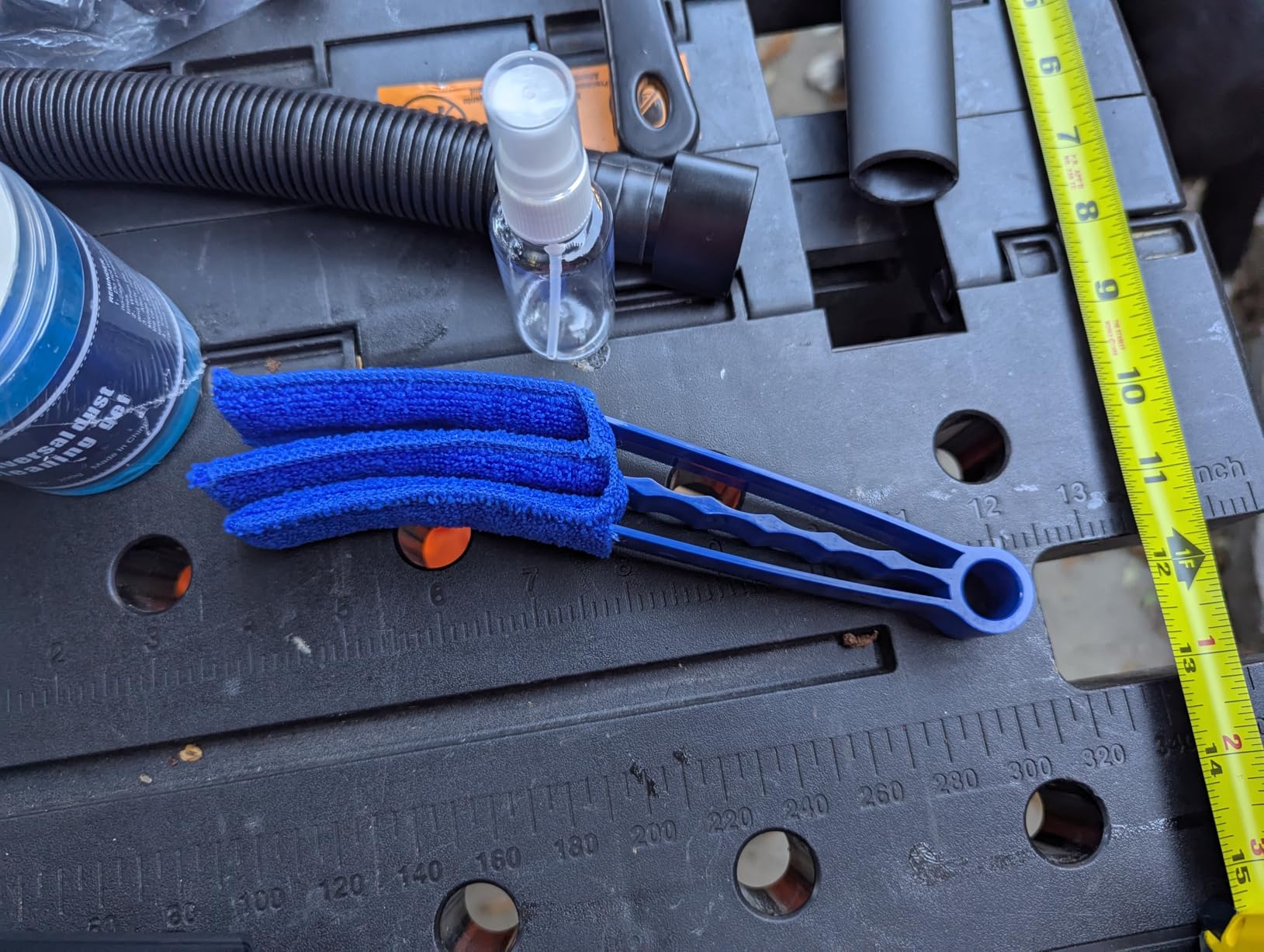 THINKWORK Car Cleaning Kit with Vacuum, Deep Cleaning for Interior Detailing | 7600PA High Power Corded Handheld Vacuum, Windshield Cleaner Tool, Detailing Brush Set, Storage Bag, 17Pcs Blue Car Accessories customer photo 1