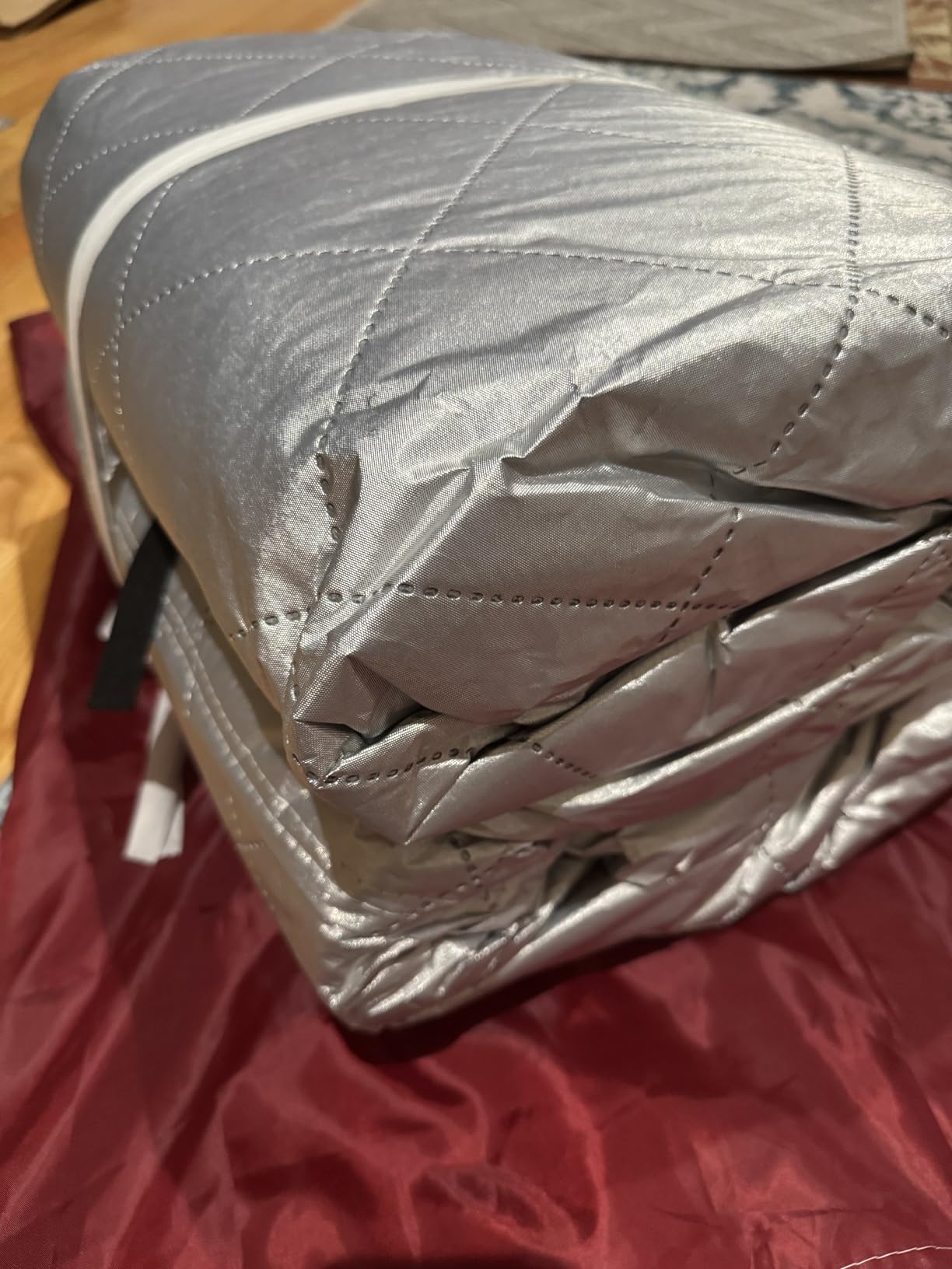 Hail Protector Car Cover, 7 Layers Waterproof Heavy Duty SUV Car Covers | All Weather Anti-Hail UV Protection Snowproof Waterproof Outdoor Full Exterior Cover, Universal Fit SUV 191