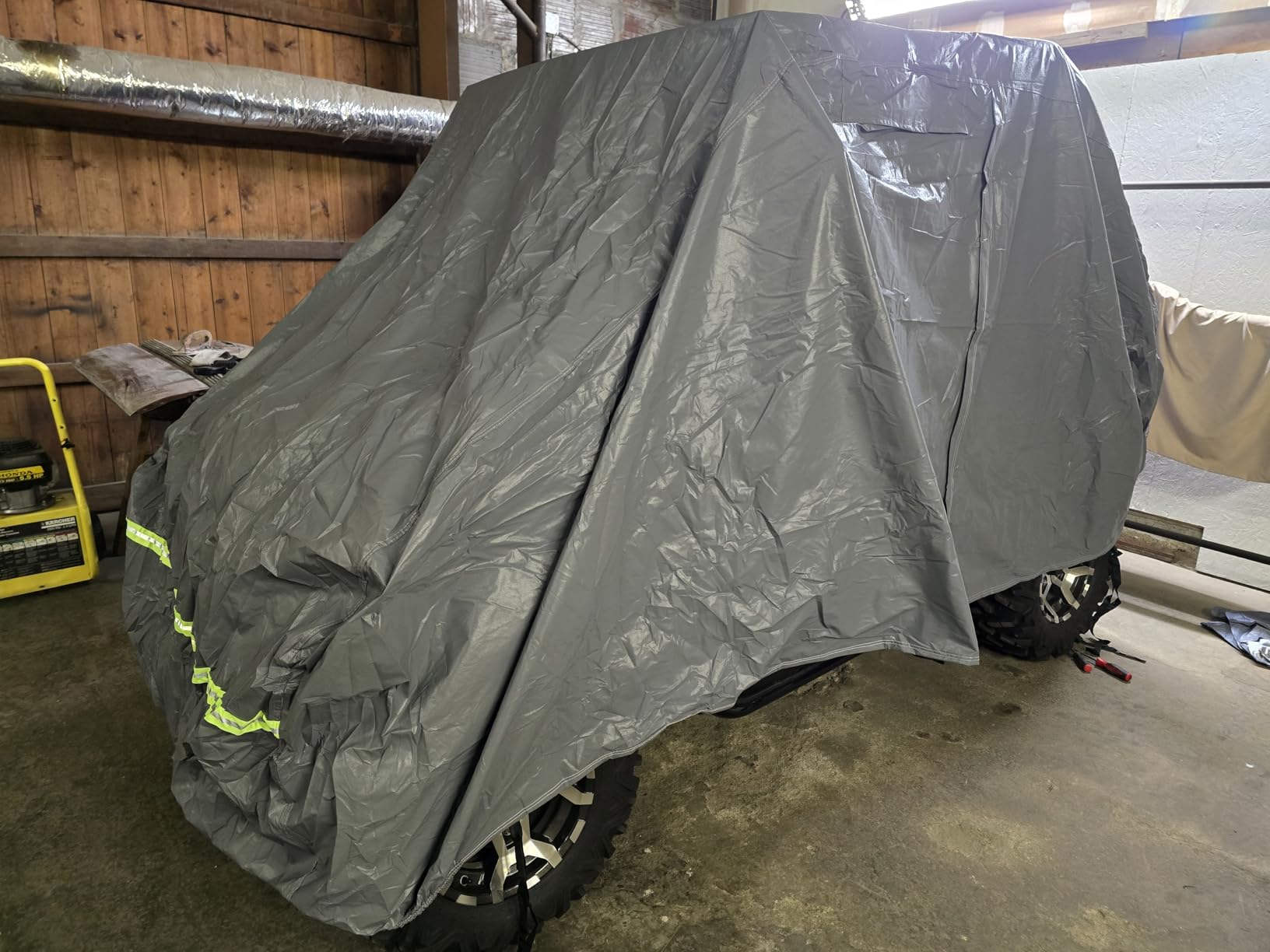 6 Layers Waterproof UTV Cover Compatible with Kawasaki Mule 3-6 Seats customer photo 2