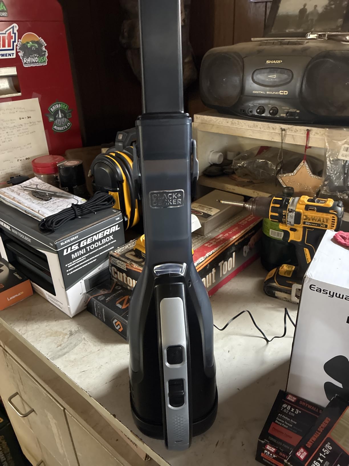 BLACK+DECKER Dustbuster Reveal Handheld Vacuum Cordless, Car Vacuum Portable Cordless, LED Light, Long Run Time, Rechargeable Lightweight Dust Buster, Includes Crevice Tool, Charging Base (HLVD320B42) customer photo 1